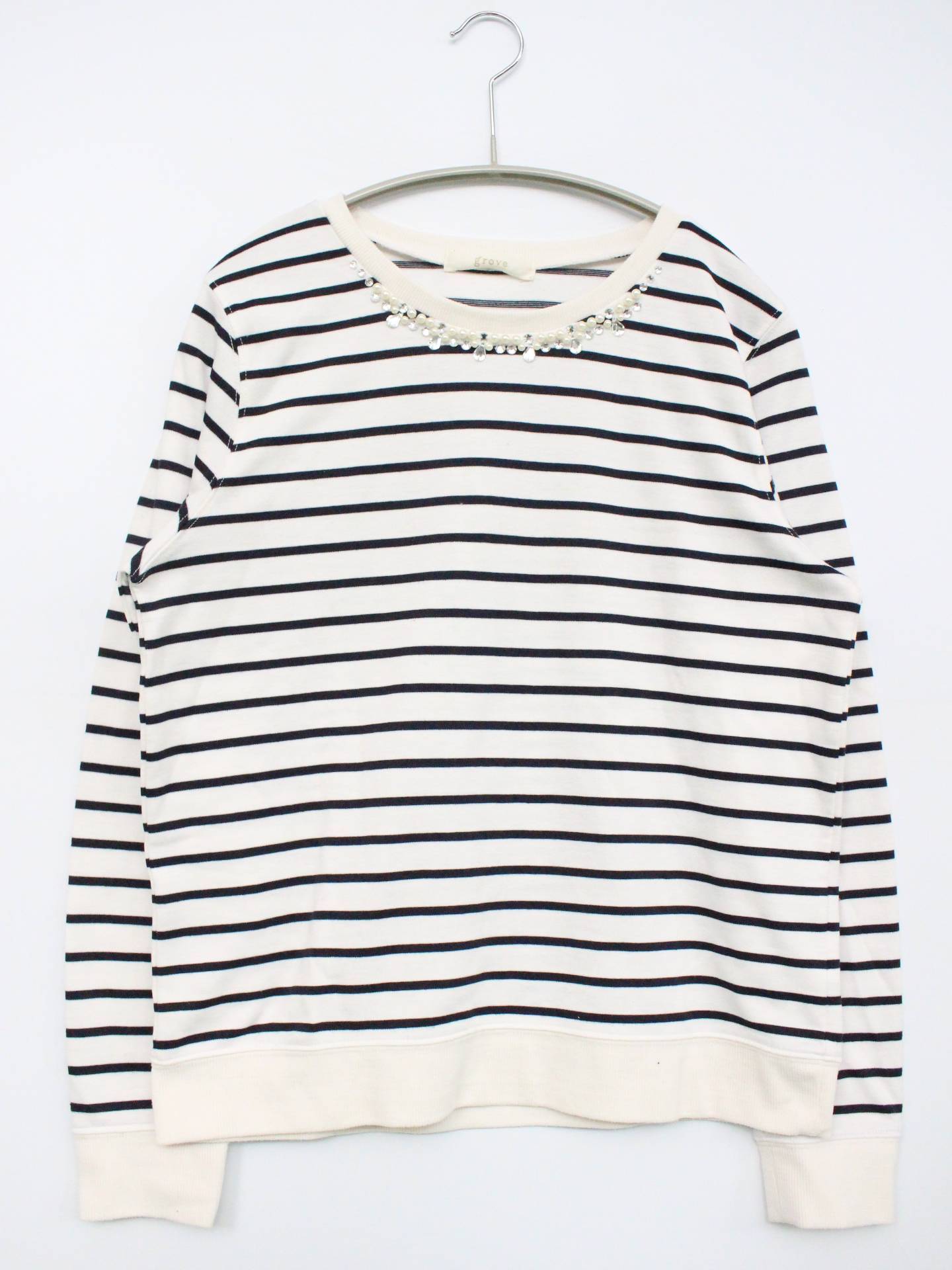 grove/グローブ/Tシャツ/カットソー/トップス/ホワイト/M