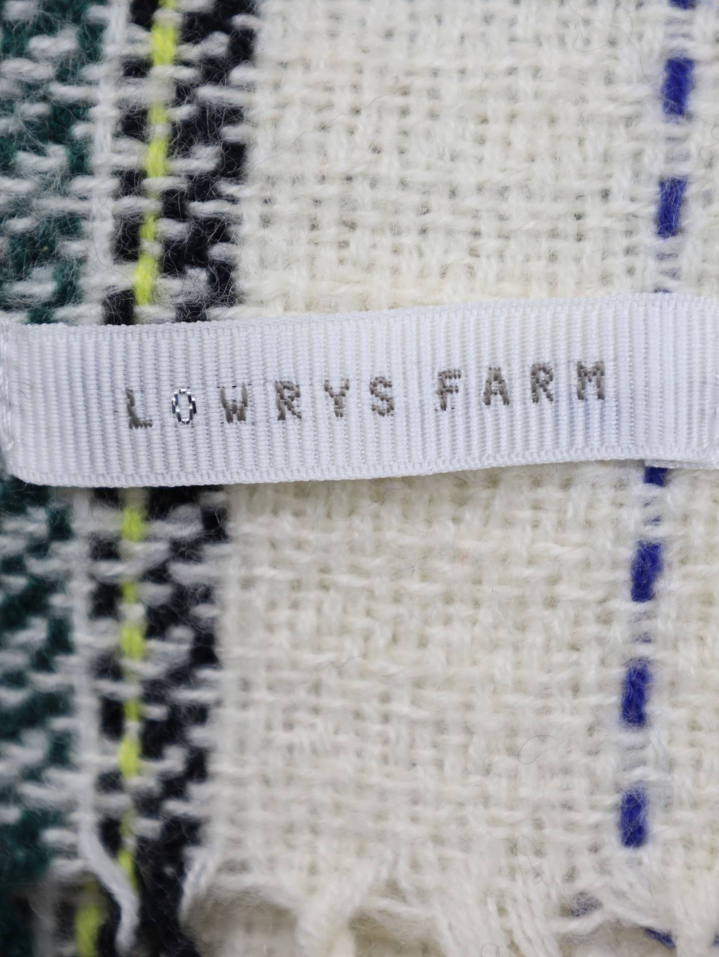 LOWRYS FARM/ローリーズファーム/ストール/ショール/ファッション雑貨/ホワイト