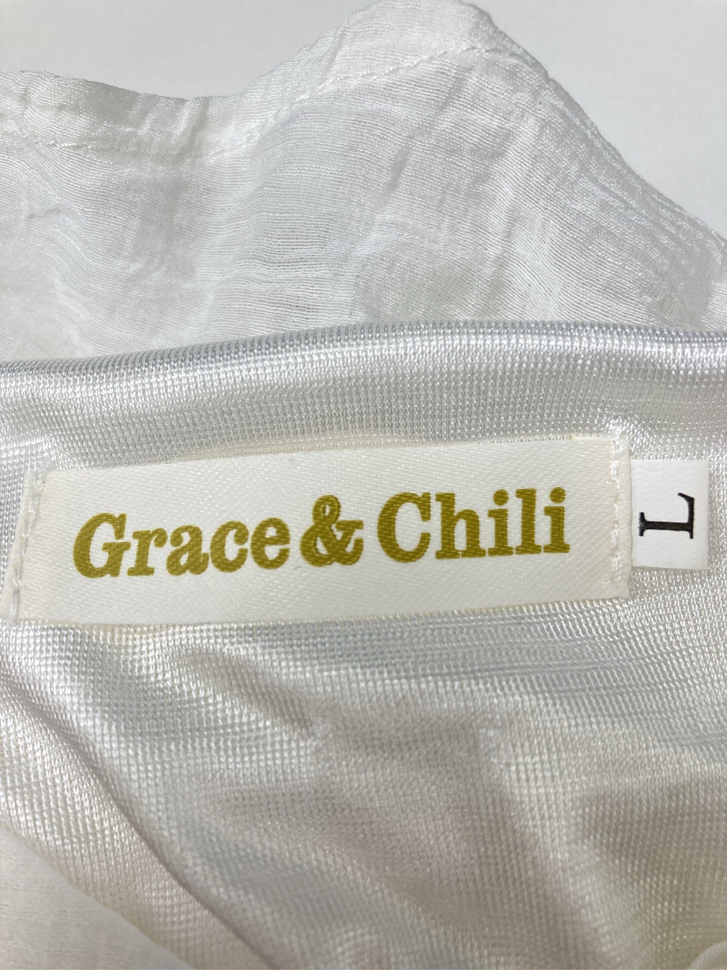 Grace&Chili/グレースアンドチリ/ワンピース/ワンピース/ドレス/ホワイト/L