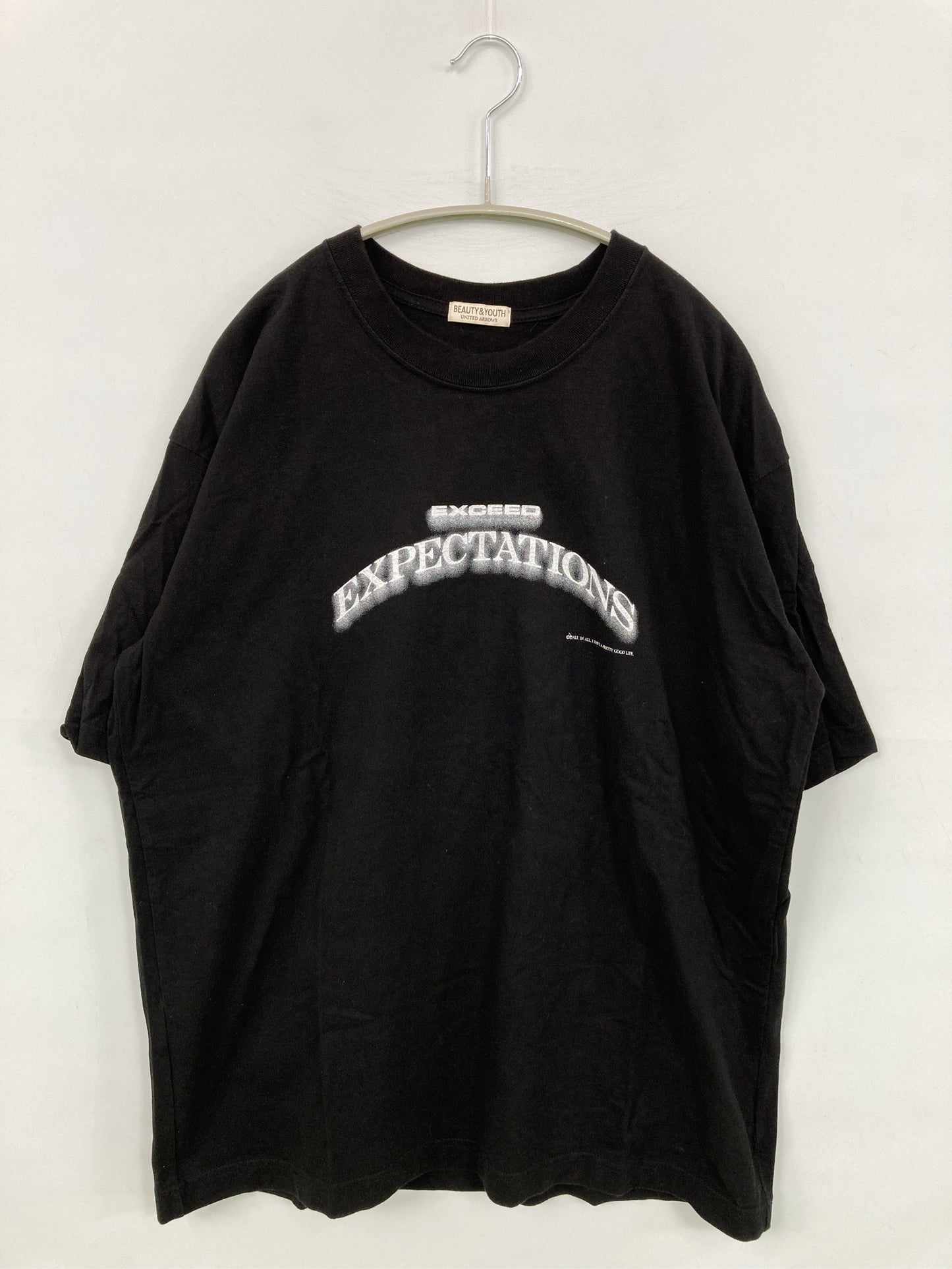 BEAUTY&YOUTH/ビューティーアンドユース/Tシャツ/カットソー/トップス/ブラック/XL