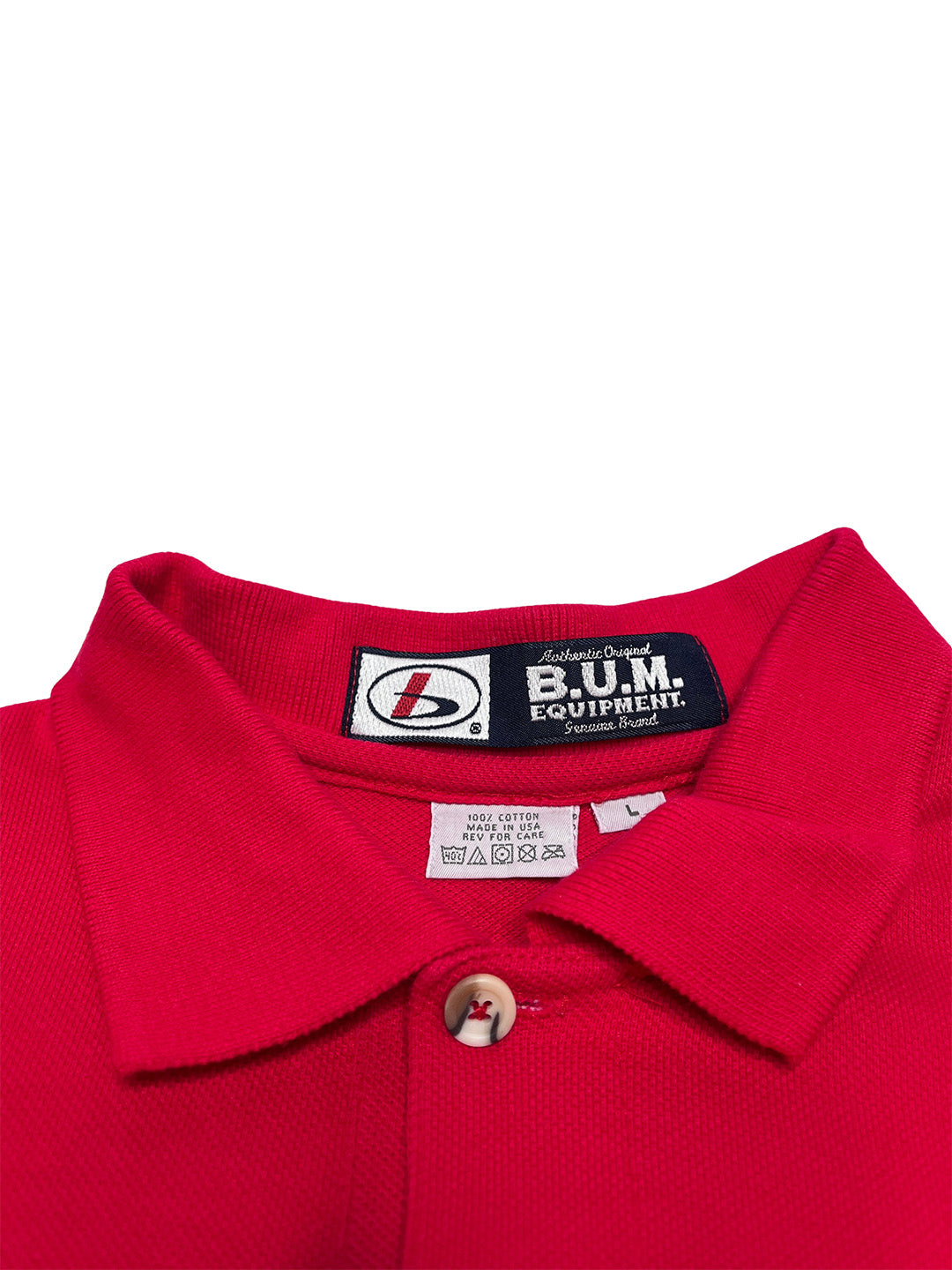 B.U.M. EQUIPMENT/ポロシャツ/トップス/レッド/L