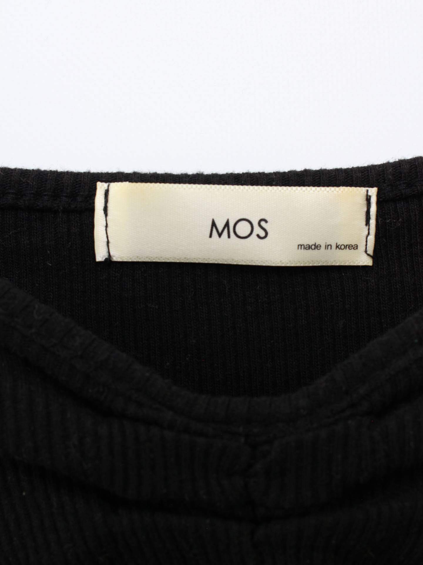 MOS/Tシャツ/カットソー/トップス/ブラック