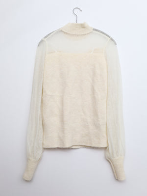 LAGUNAMOON/ラグナムーン/ニット/セーター/トップス/ホワイト/F