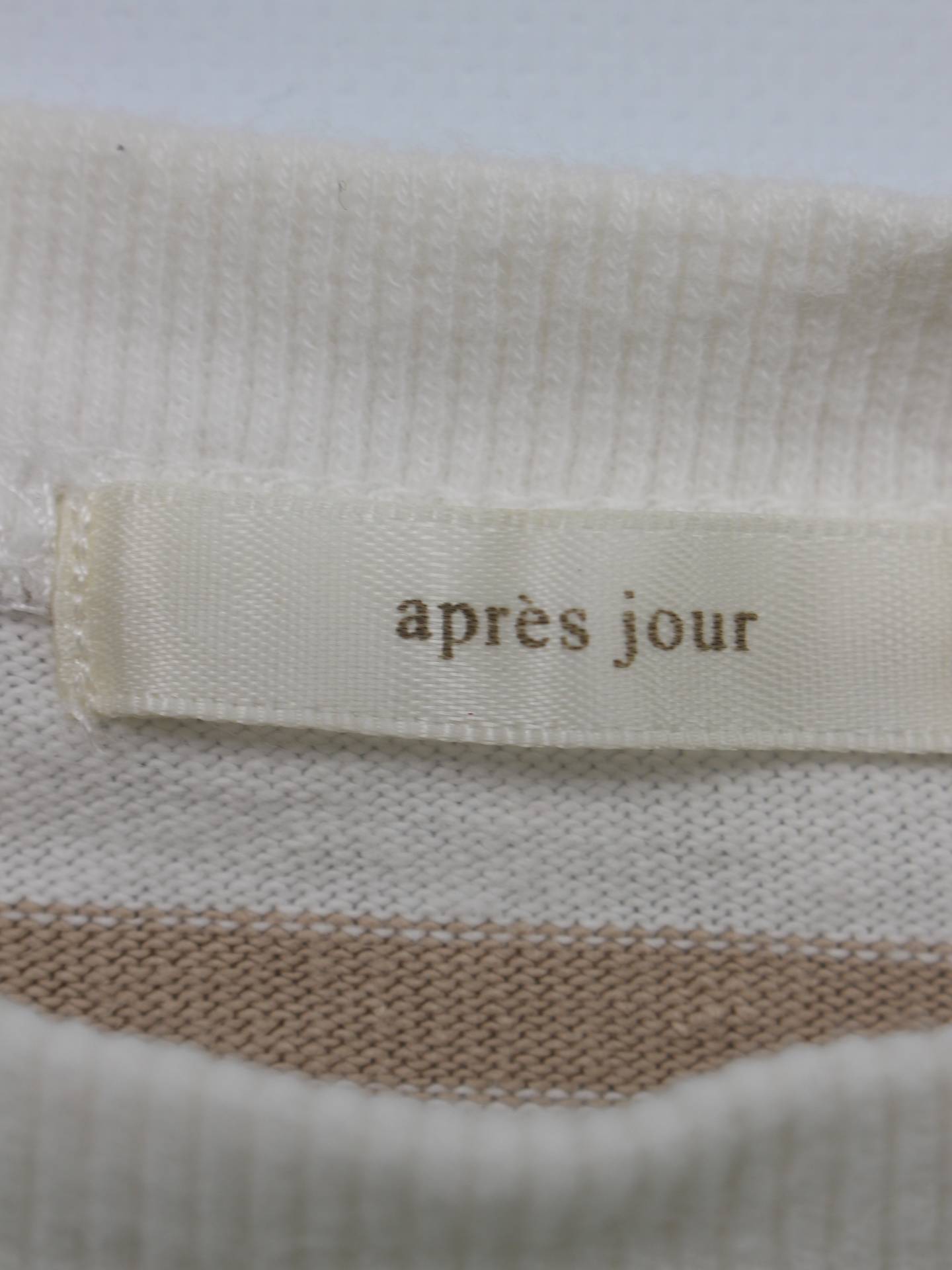 apres jour/アプレジュール/Tシャツ/カットソー/トップス/ベージュ/F