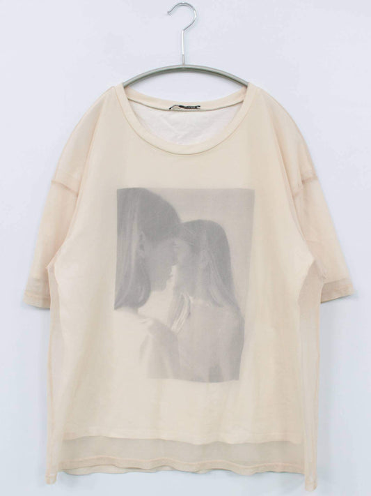 ZARA/ザラ/Tシャツ/カットソー/トップス/ベージュ/EUR S/USA S/MEX 26