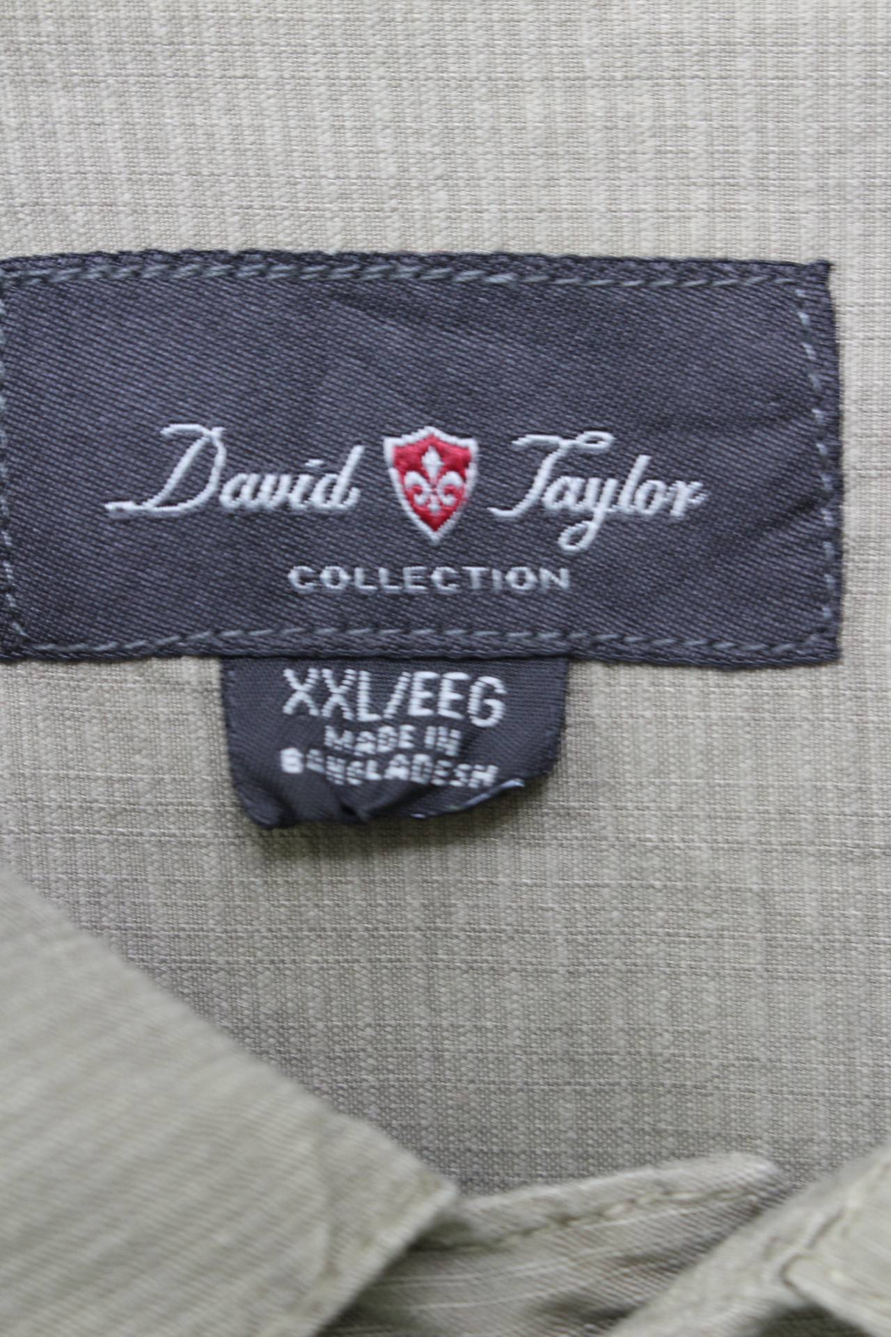 david taylor/シャツ/ブラウス/トップス/グレー/XXL/EEG
