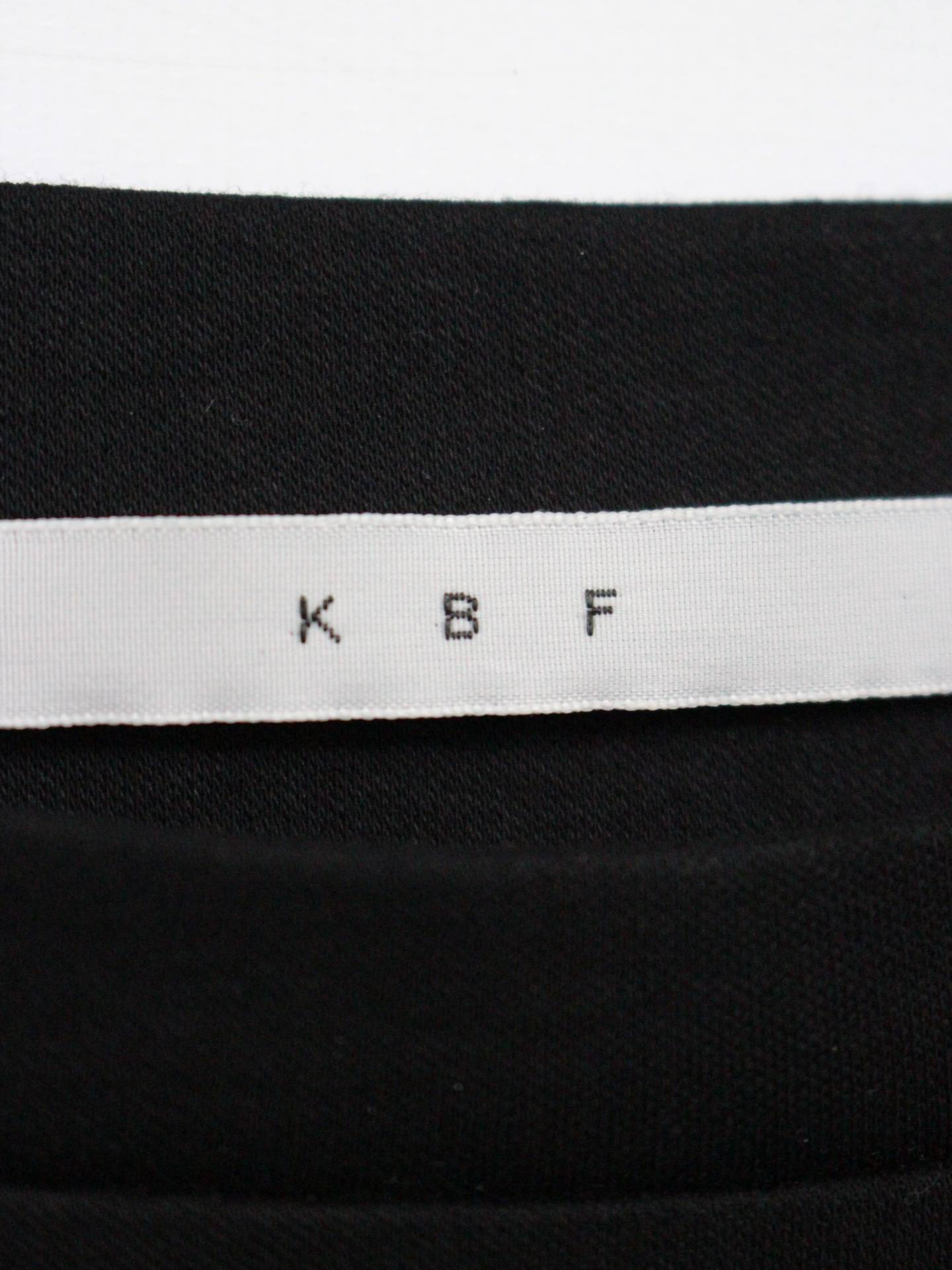KBF/ケービーエフ/Tシャツ/カットソー/トップス/ブラック/One