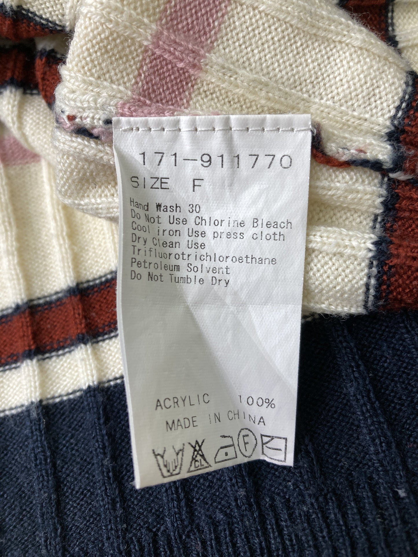 RAY CASSIN/レイカズン/ニット/セーター/トップス/ネイビー/F