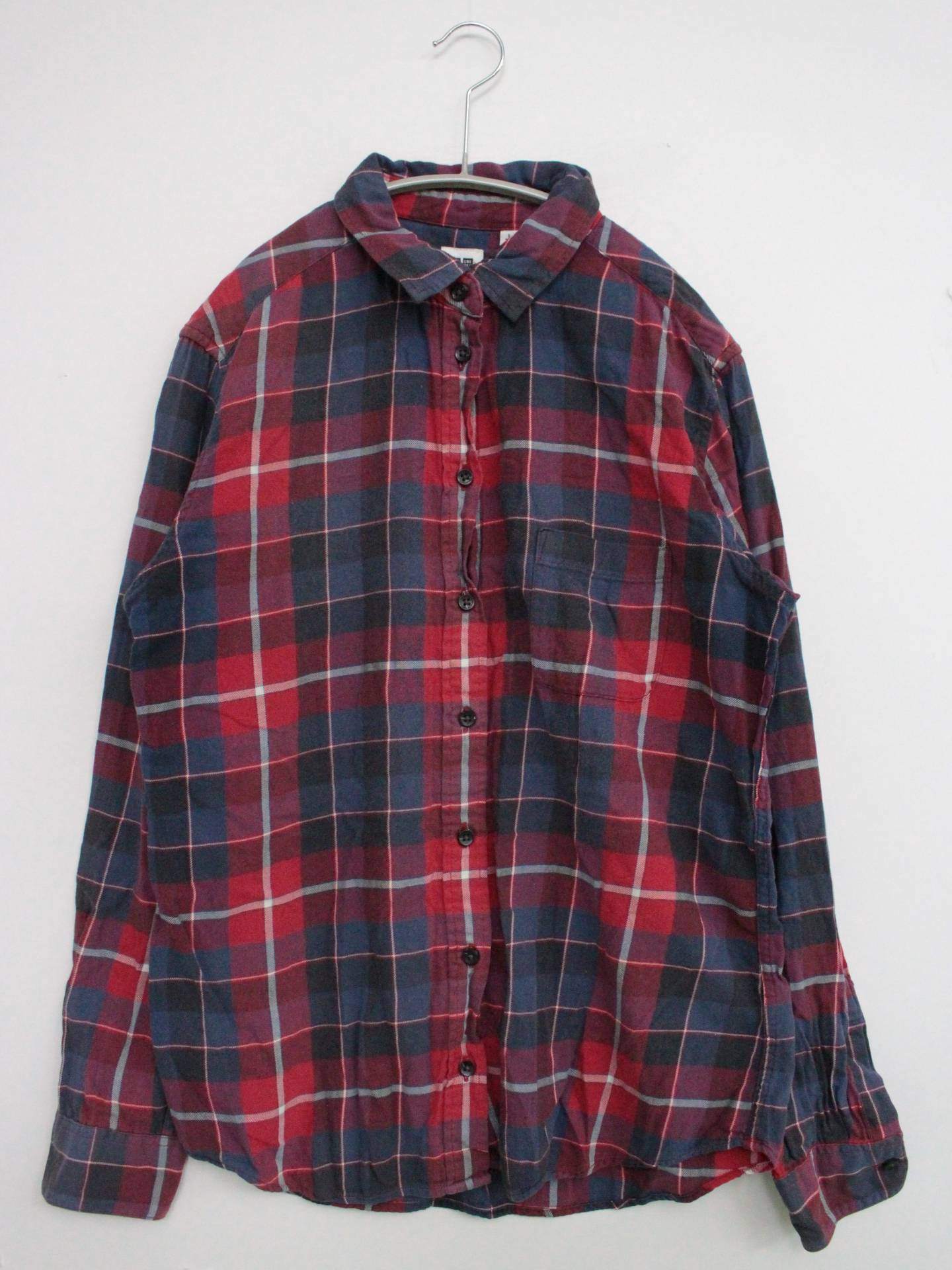 UNIQLO/ユニクロ/シャツ/ブラウス/トップス/レッド/L