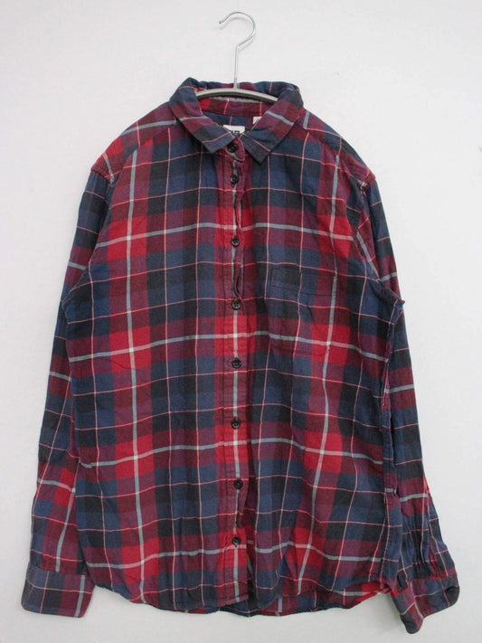 UNIQLO/ユニクロ/シャツ/ブラウス/トップス/レッド/L