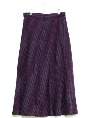 ロングスカート/スカート/パープル/9AR67