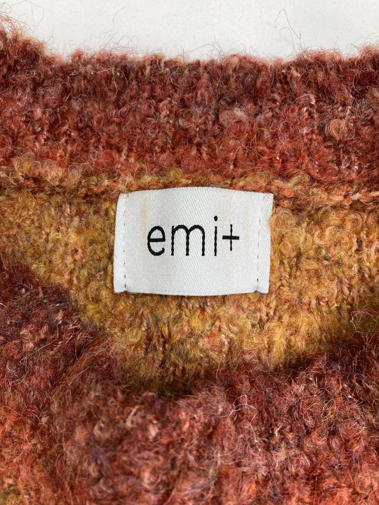 emi +/エミ/ニット/セーター/トップス/オレンジ