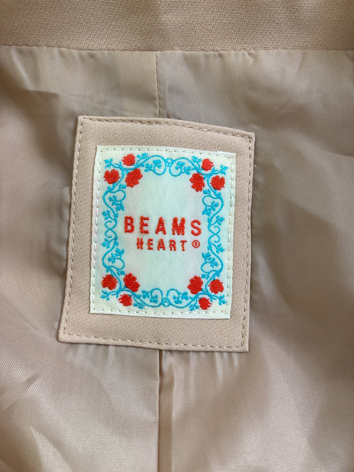 BEAMS/ビームス/テーラードジャケット/ジャケット/アウター/ベージュ