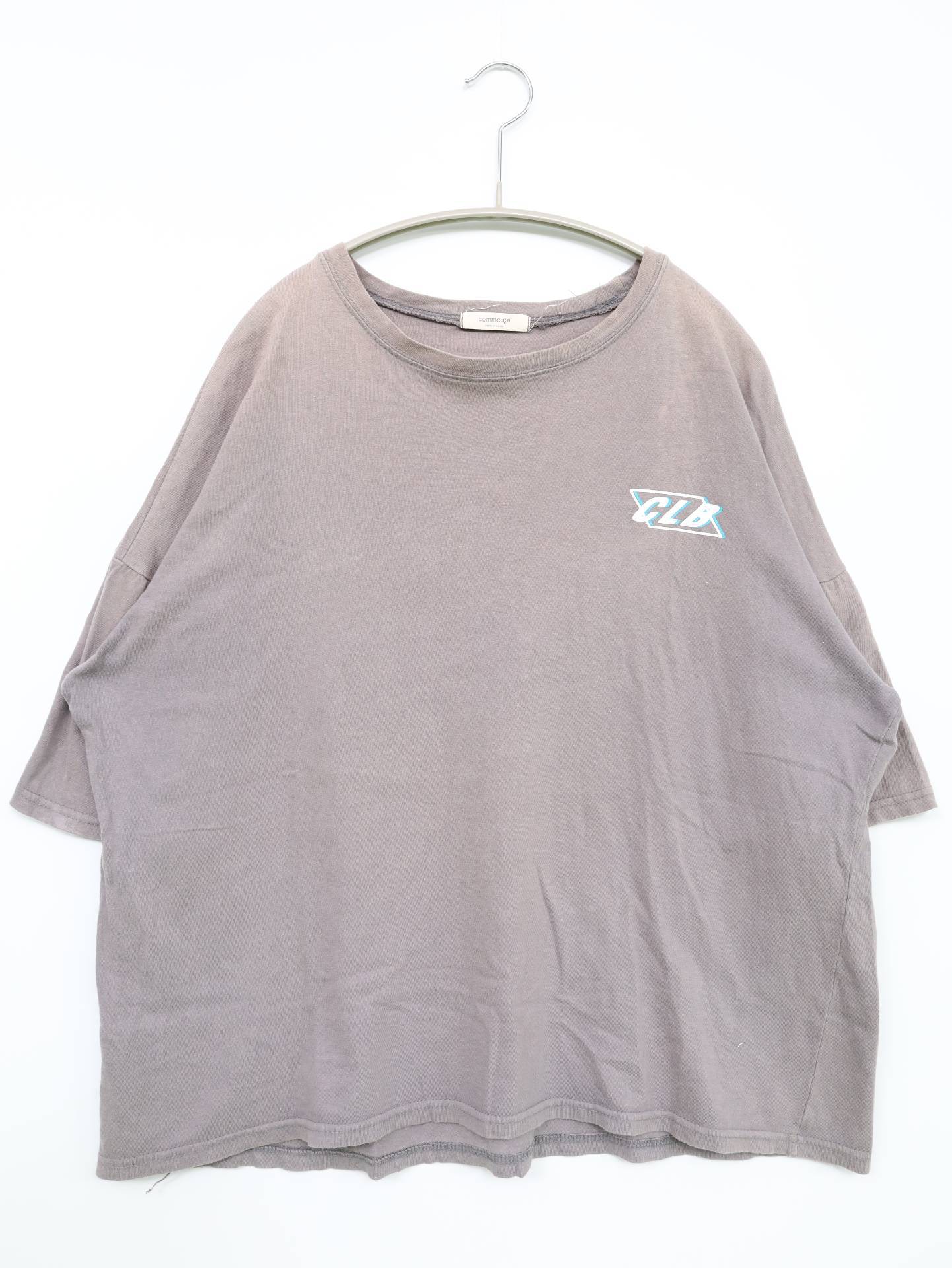 comme ca/Tシャツ/カットソー/トップス/グレー