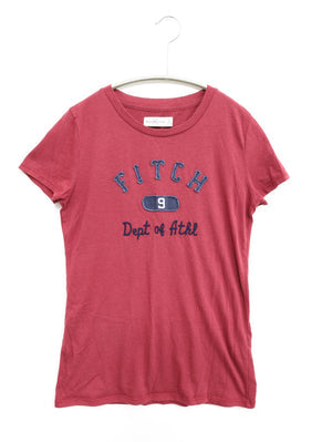 Abercrombie&Fitch/アバクロンビーアンドフィッチ/Tシャツ/カットソー/トップス/レッド/XS
