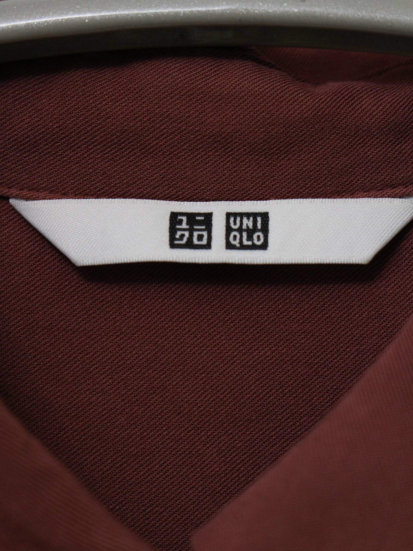 UNIQLO/ユニクロ/シャツ/ブラウス/トップス/ブラウン/S