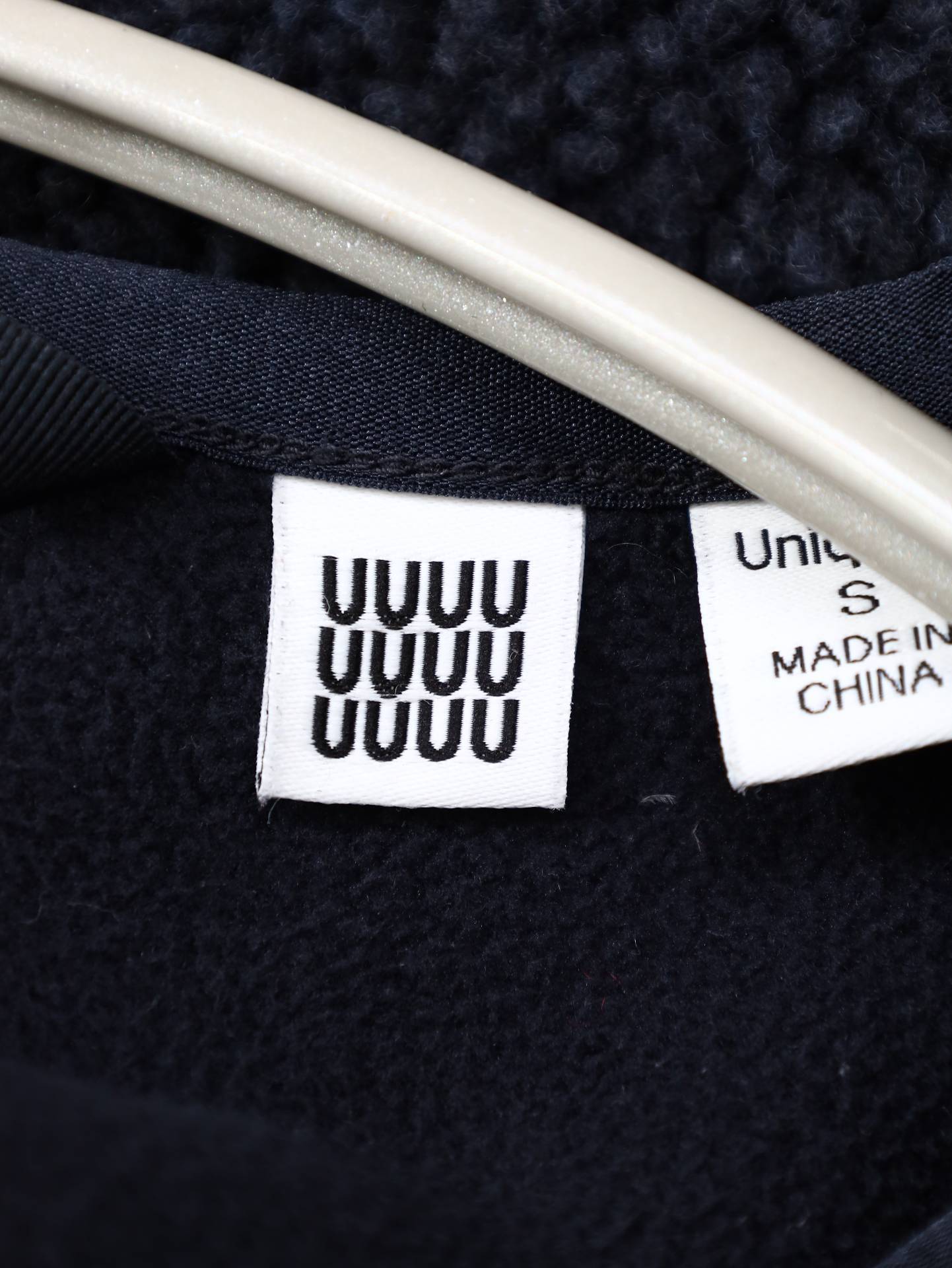 UNIQLO U/ノーカラーコート/ジャケット/アウター/ブラック/S