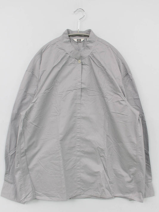 UNIQLO U/ユニクロユー/シャツ/ブラウス/トップス/シルバー/L