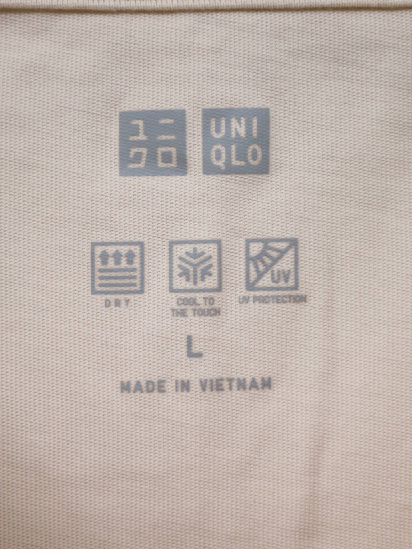 UNIQLO/Tシャツ/カットソー/トップス/ホワイト/L