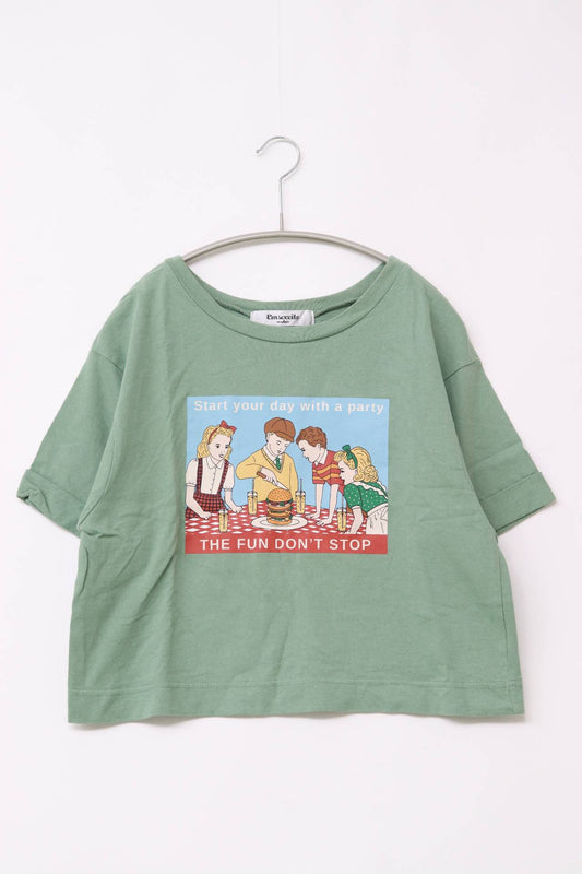 Emsexcite/エムズエキサイト/Tシャツ/カットソー/トップス/ライトグリーン/M