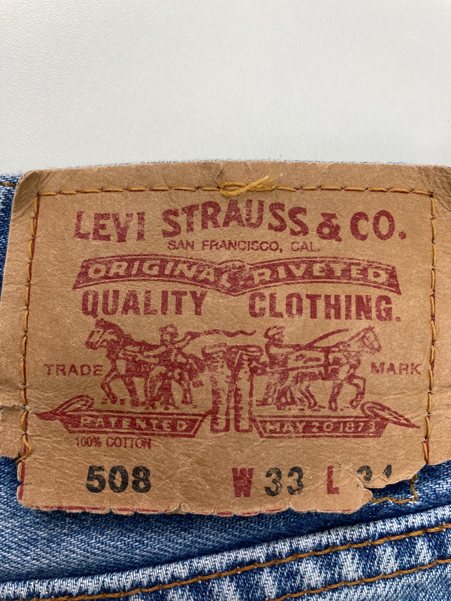 LEVI STRAUSS & CO./リーバイストラウスアンドカンパニー/デニムパンツ/パンツ/スカイブルー/W33 L34