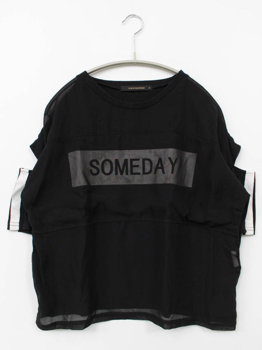 VENCE EXCHANGE/Tシャツ/カットソー/トップス/ブラック/M