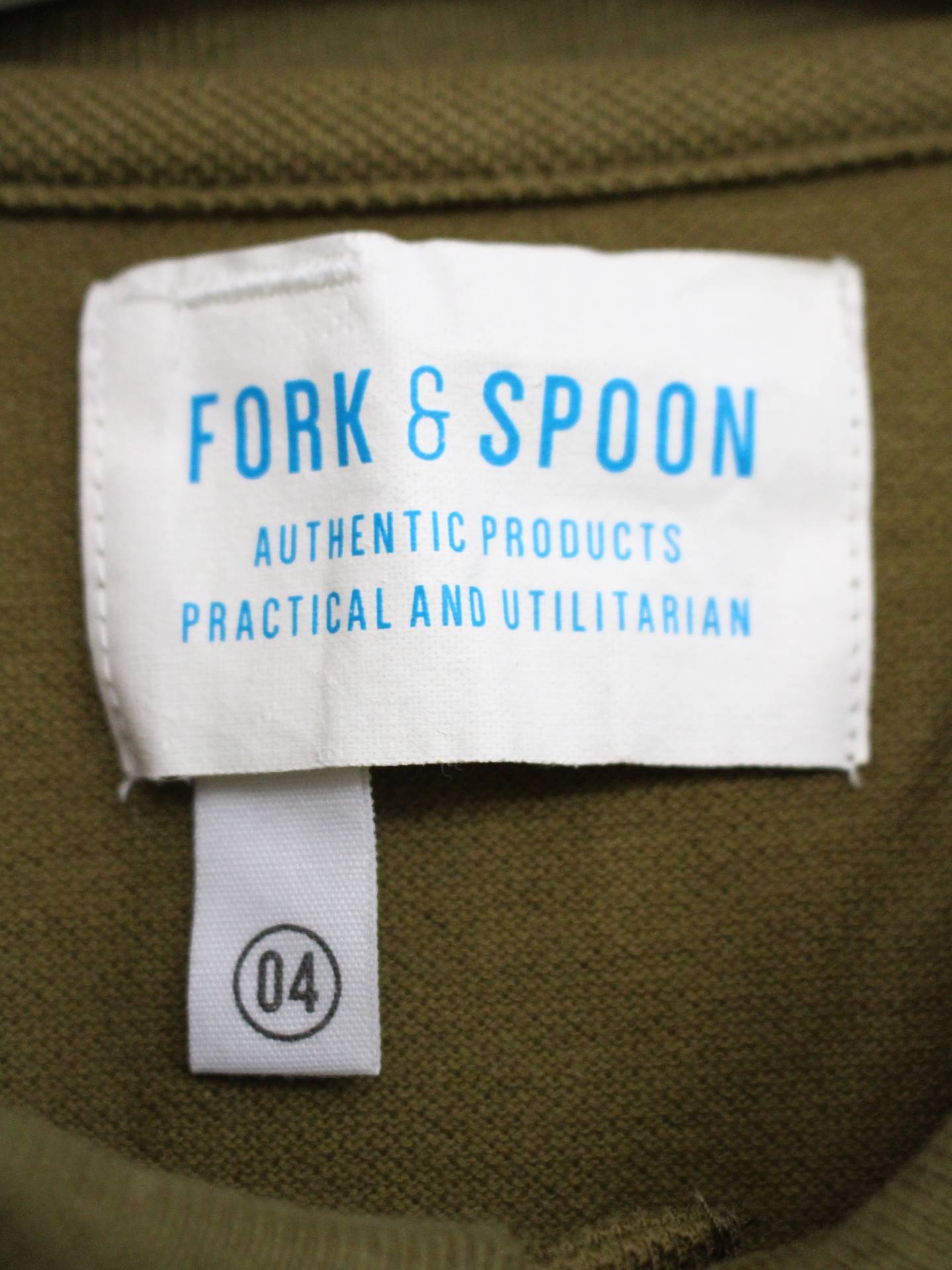 FORK&SPOON/ポロシャツ/トップス/ブラウン/04