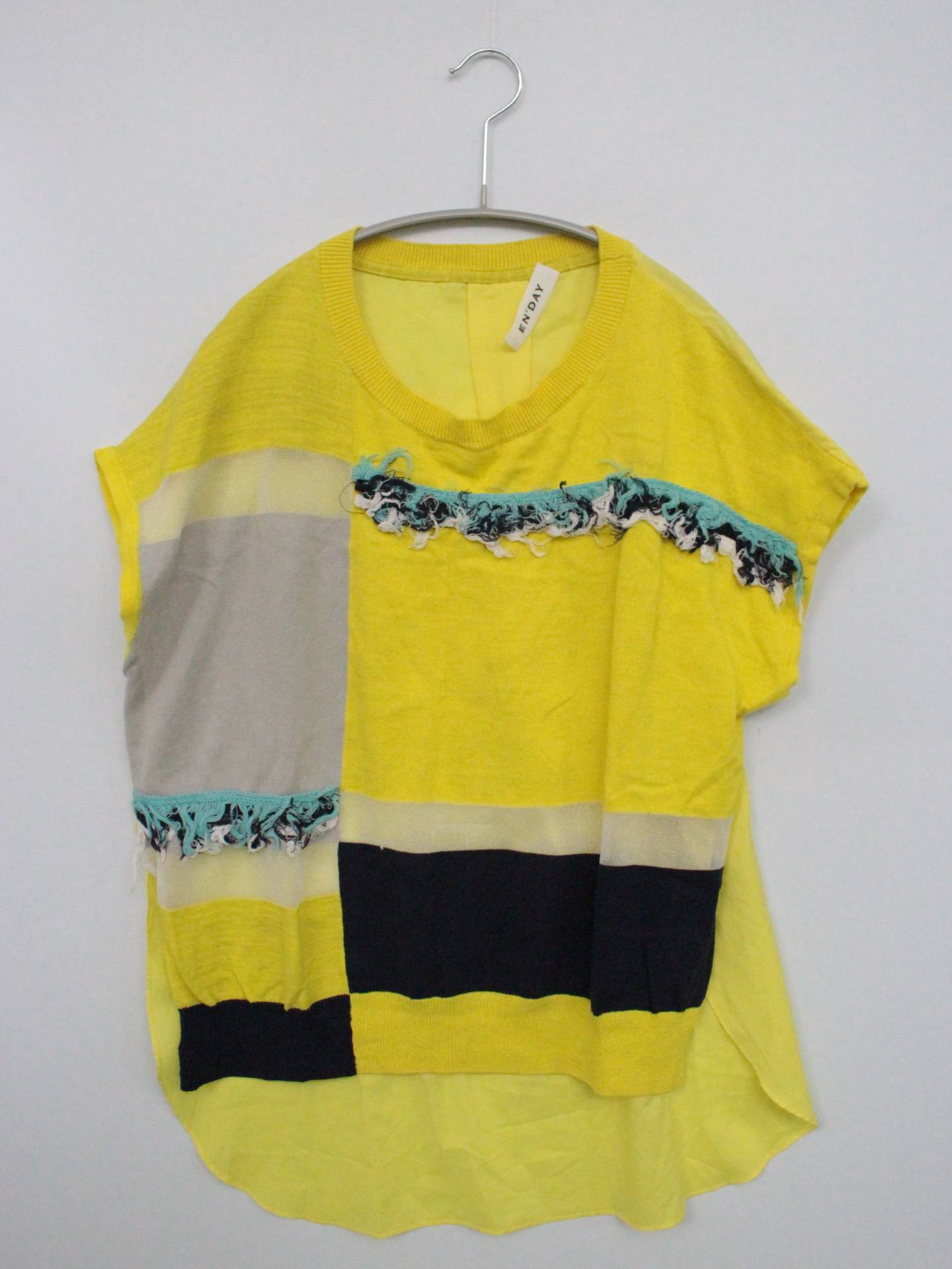 EN'DAY/Tシャツ/カットソー/トップス/イエロー