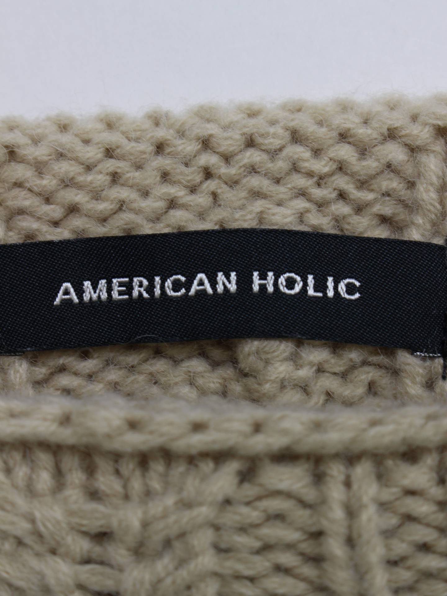 AMERICAN HOLIC/アメリカンホリック/ニット/セーター/トップス/ベージュ/F