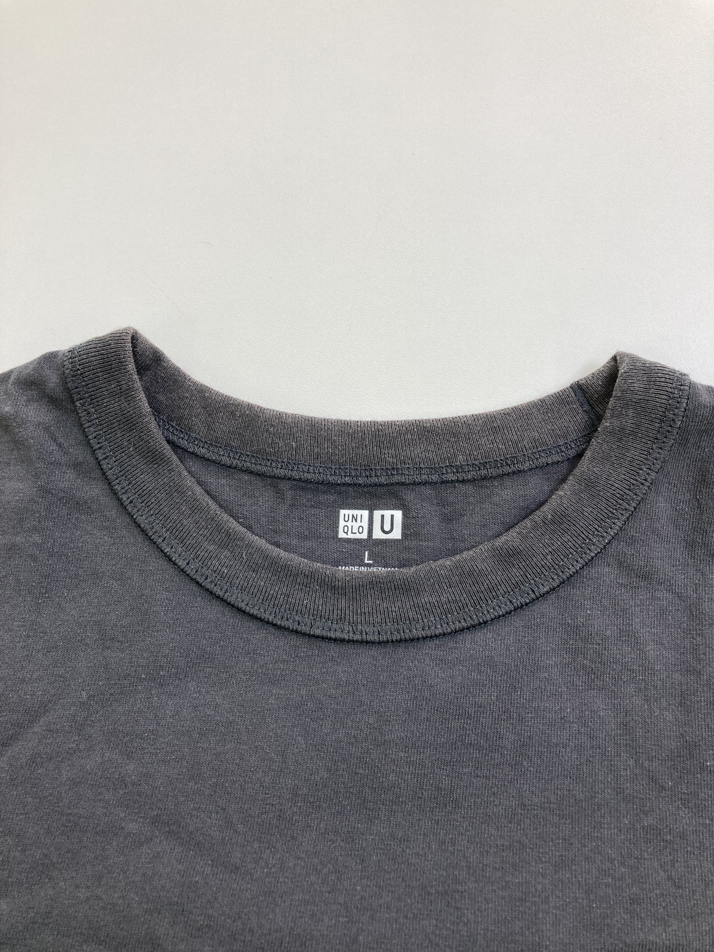 UNIQLO/ユニクロ/Tシャツ/カットソー/トップス/ブラック/L