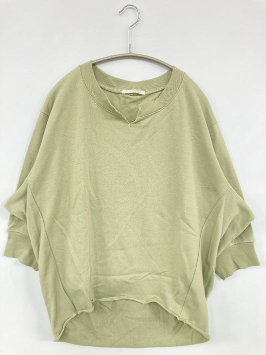 LHELBIE/レルビエ/スウェット/トップス/ライトグリーン/F