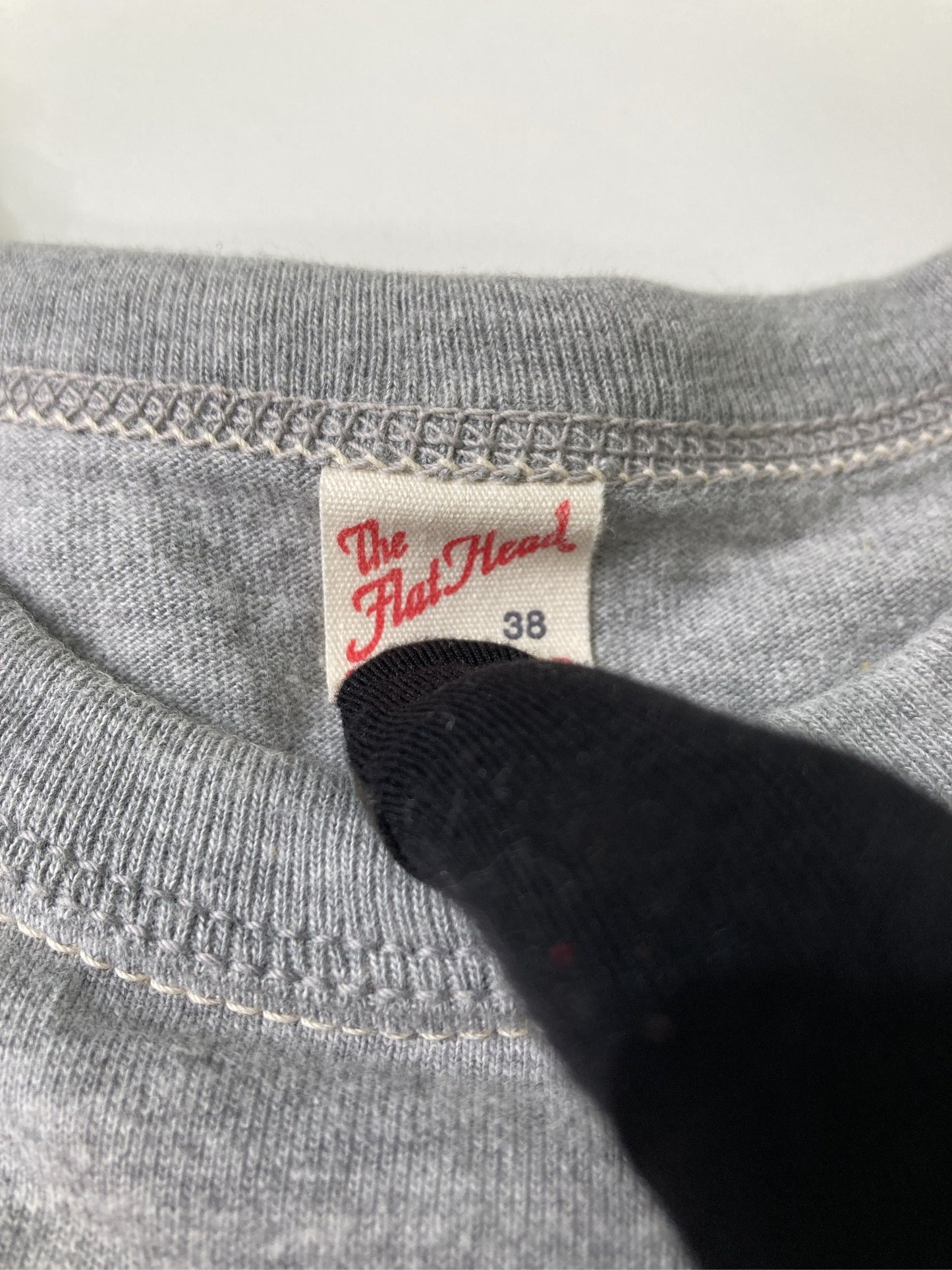 The Flat Head/フラットヘッド/Tシャツ/カットソー/トップス/グレー/38