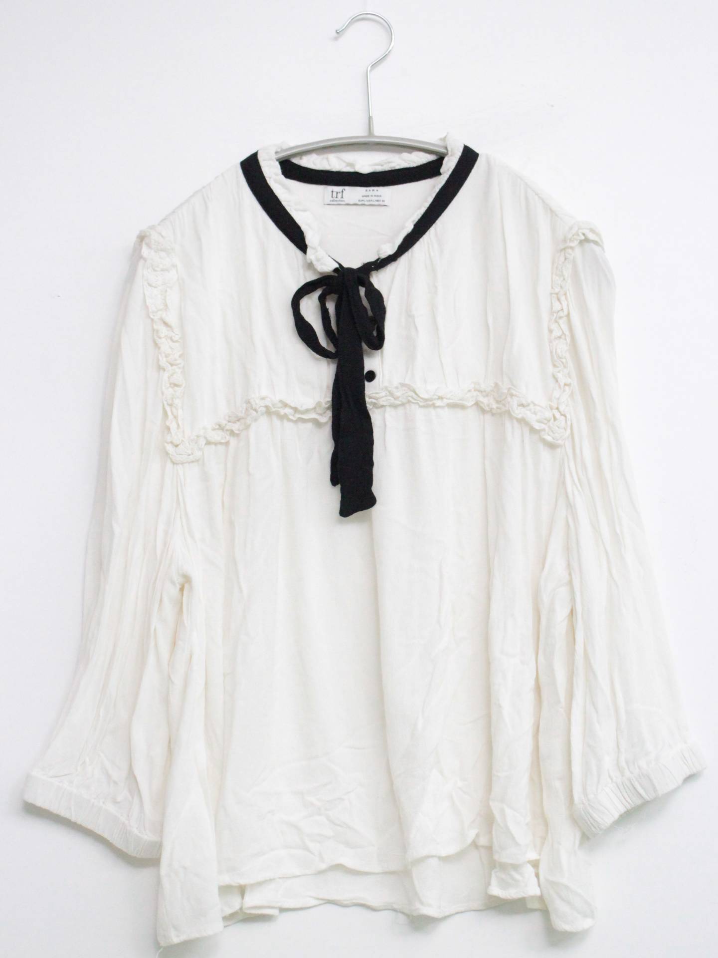 ZARA/ザラ/シャツ/ブラウス/トップス/ホワイト/L