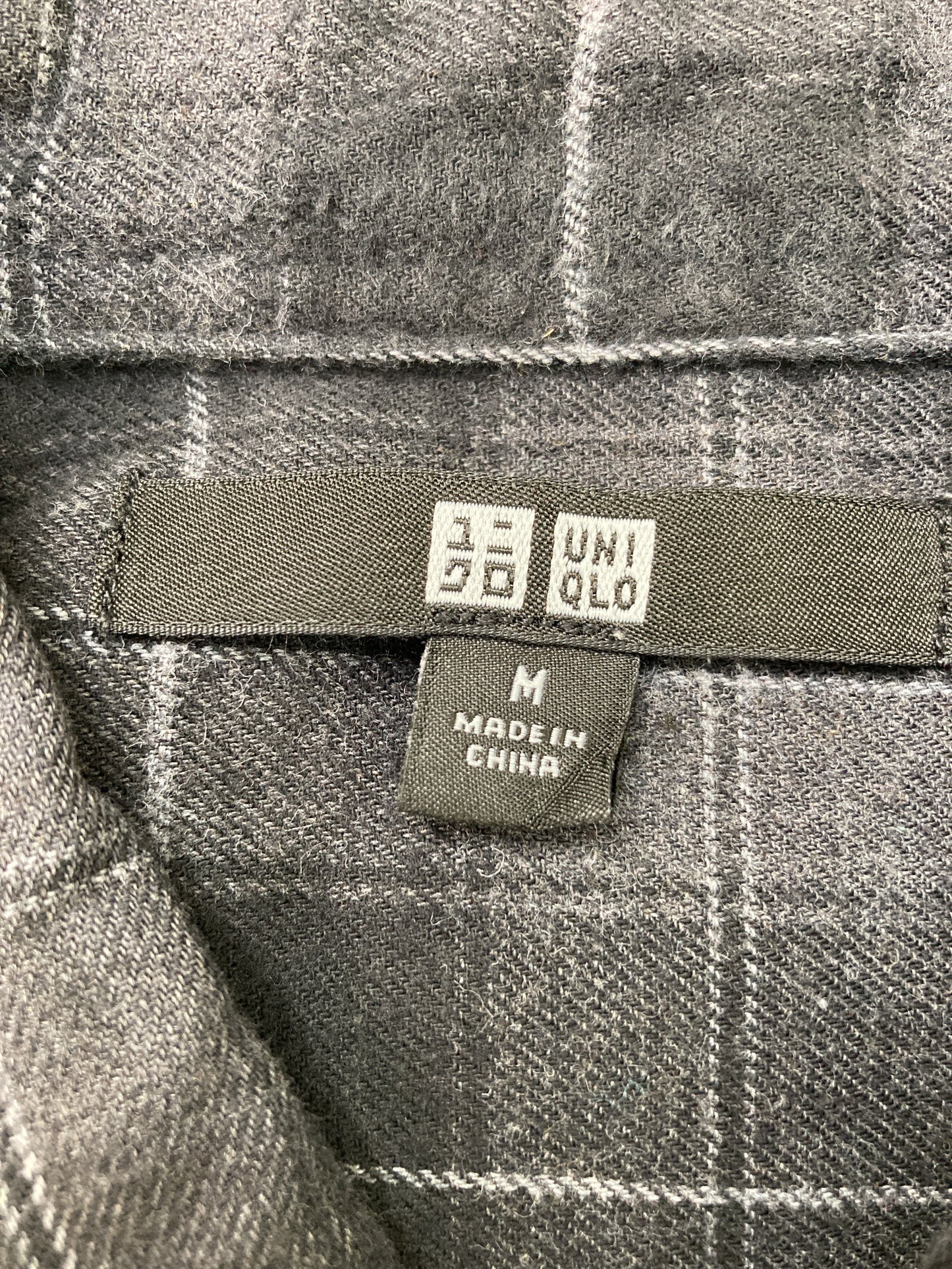 UNIQLO/ユニクロ/シャツ/ブラウス/トップス/グレー/M