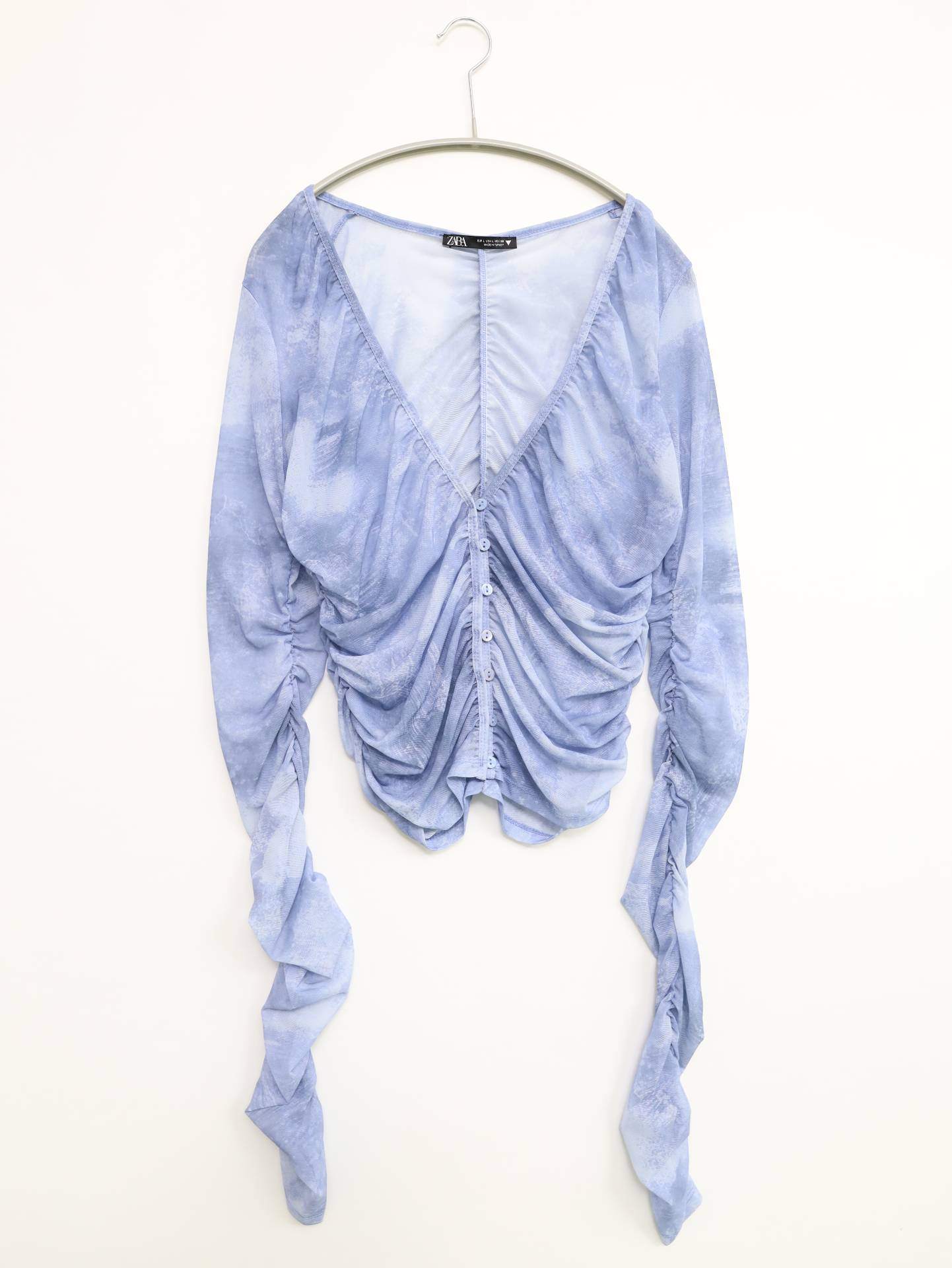 ZARA/ザラ/その他トップス/トップス/スカイブルー/L