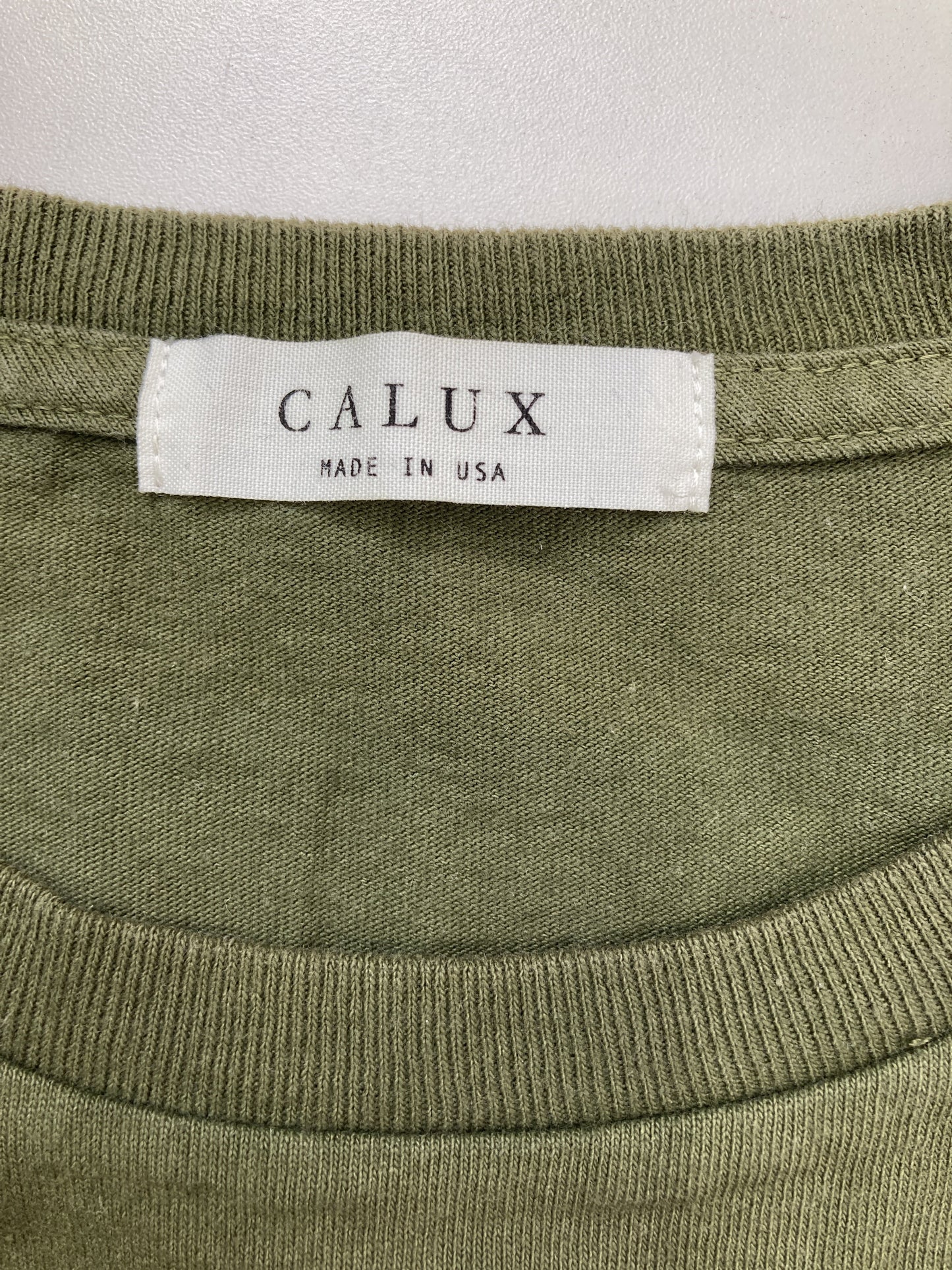 CALUX/Tシャツ/カットソー/トップス/カーキ