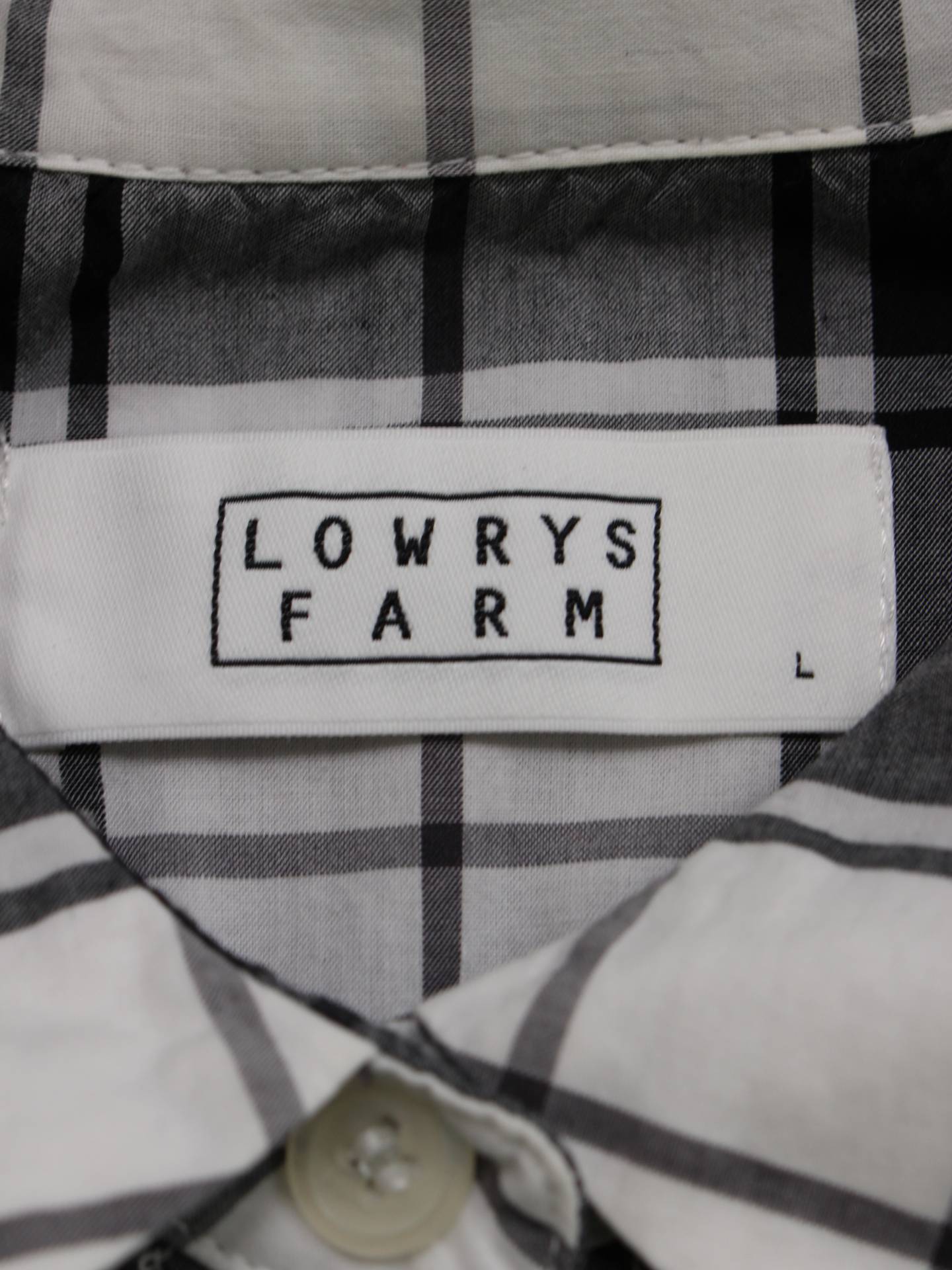 LOWRYS FARM/ローリーズファーム/シャツワンピース/ワンピース/ドレス/ブラック/L