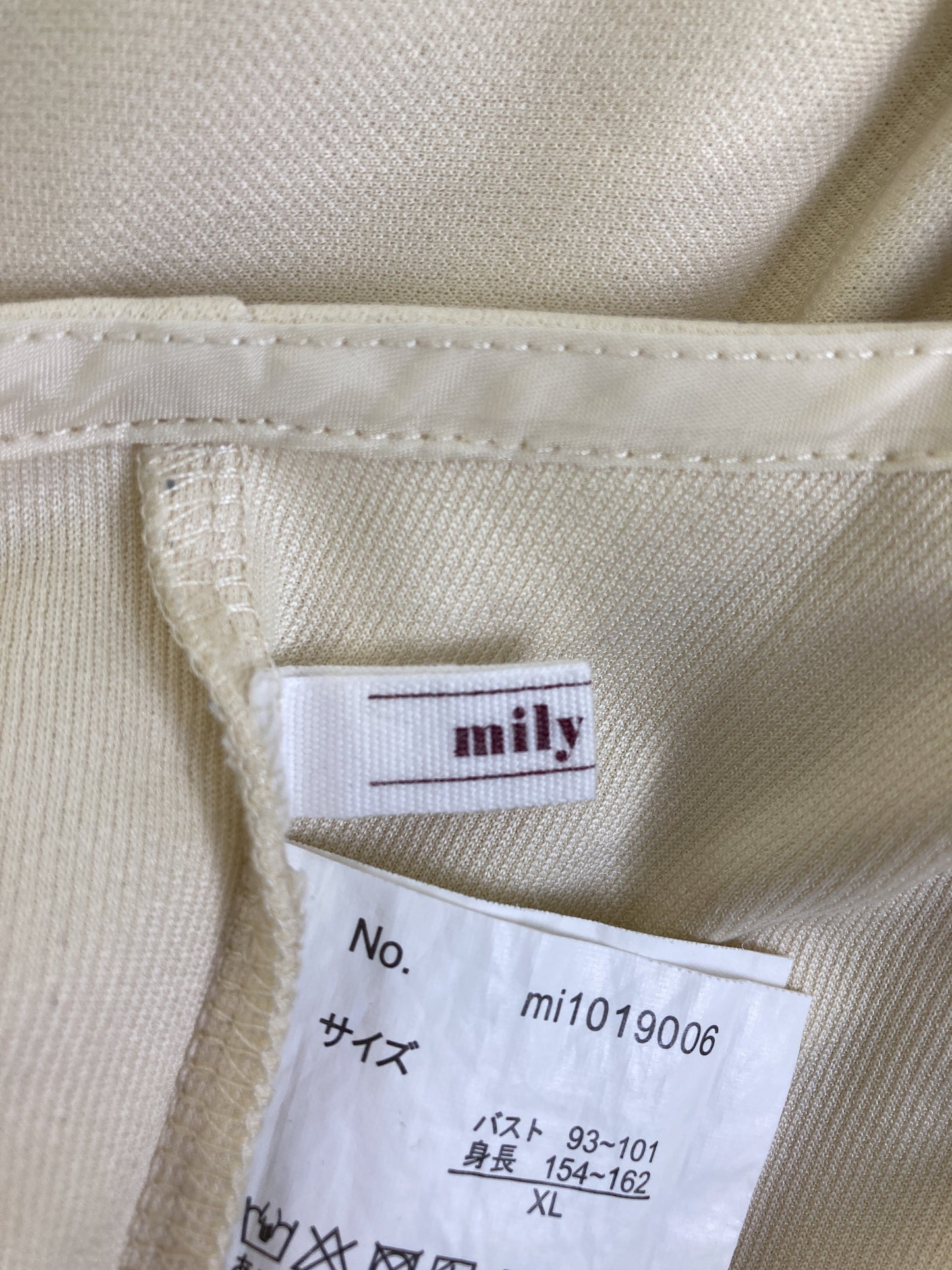 mily bilet/ワンピース/ワンピース/ドレス/ホワイト/XL
