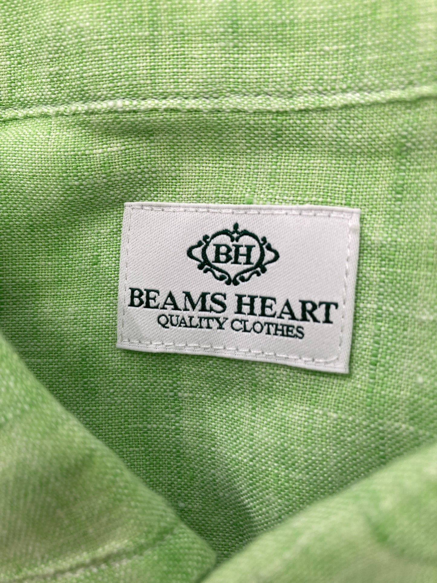 BEAMS HEART/ビームスハート/シャツ/ブラウス/トップス/グリーン