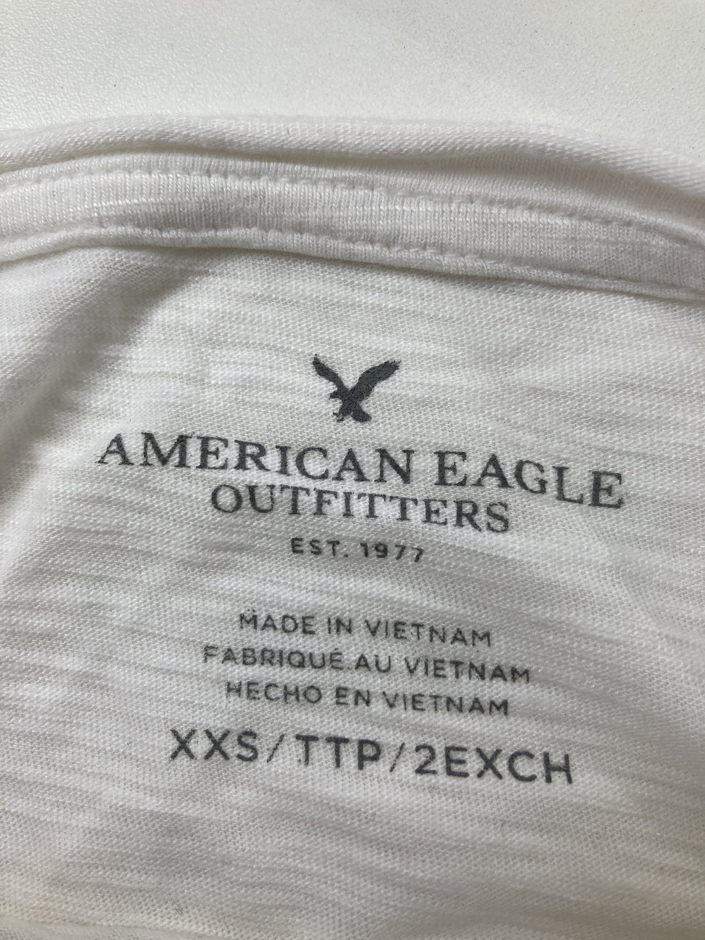 AMERICAN EAGLE/アメリカンイーグル/Tシャツ/カットソー/トップス/ホワイト/XXS