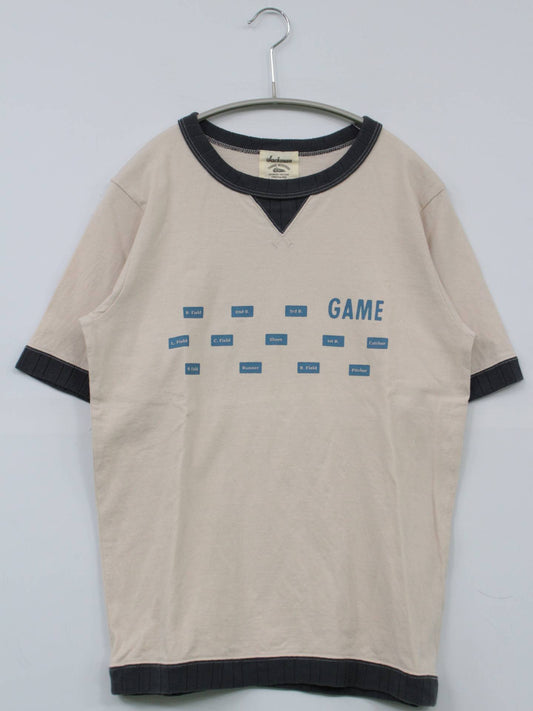 Jackman/Tシャツ/カットソー/トップス/ベージュ/XS