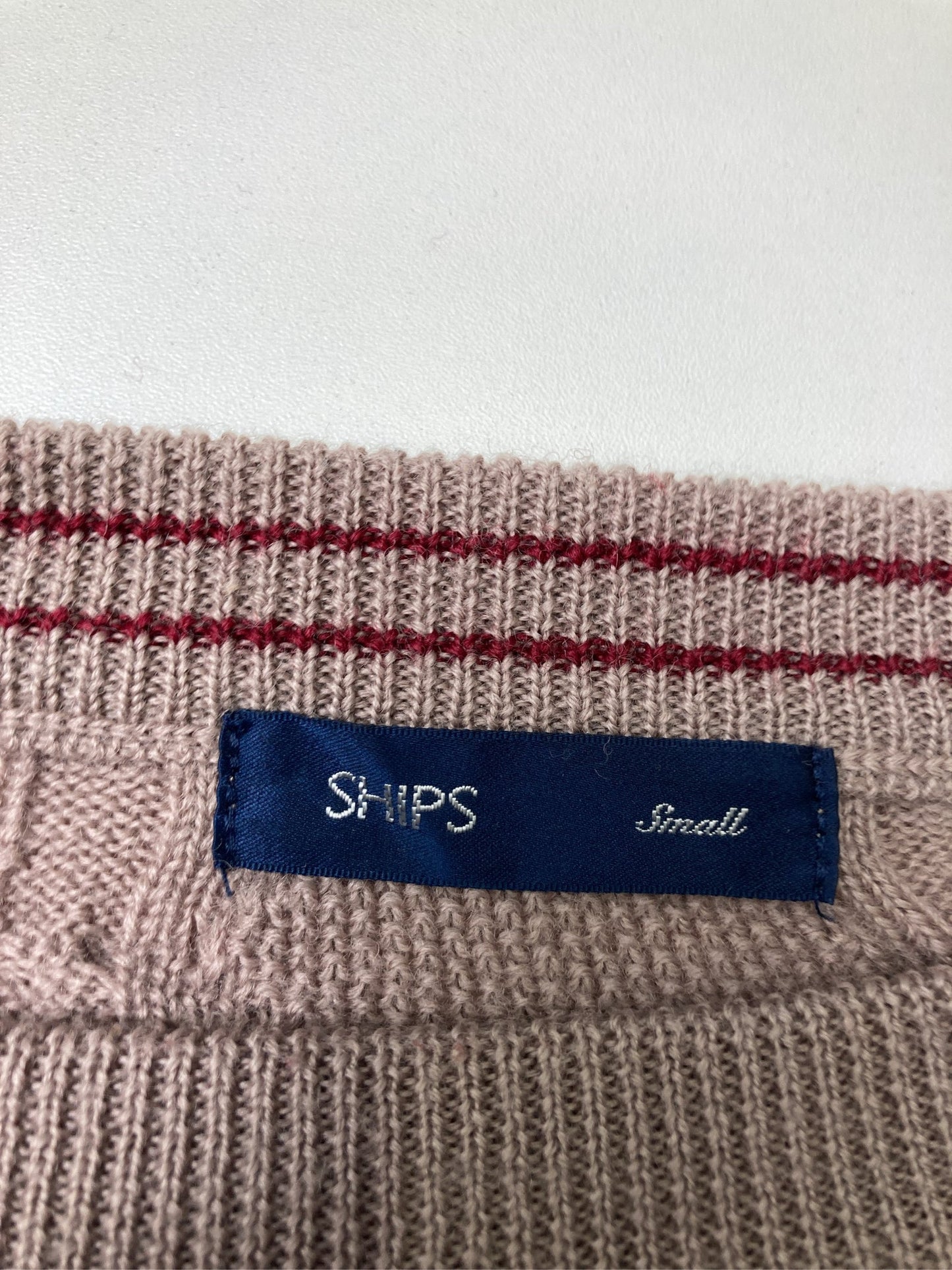 SHIPS/シップス/ニット/セーター/トップス/ブラウン/small