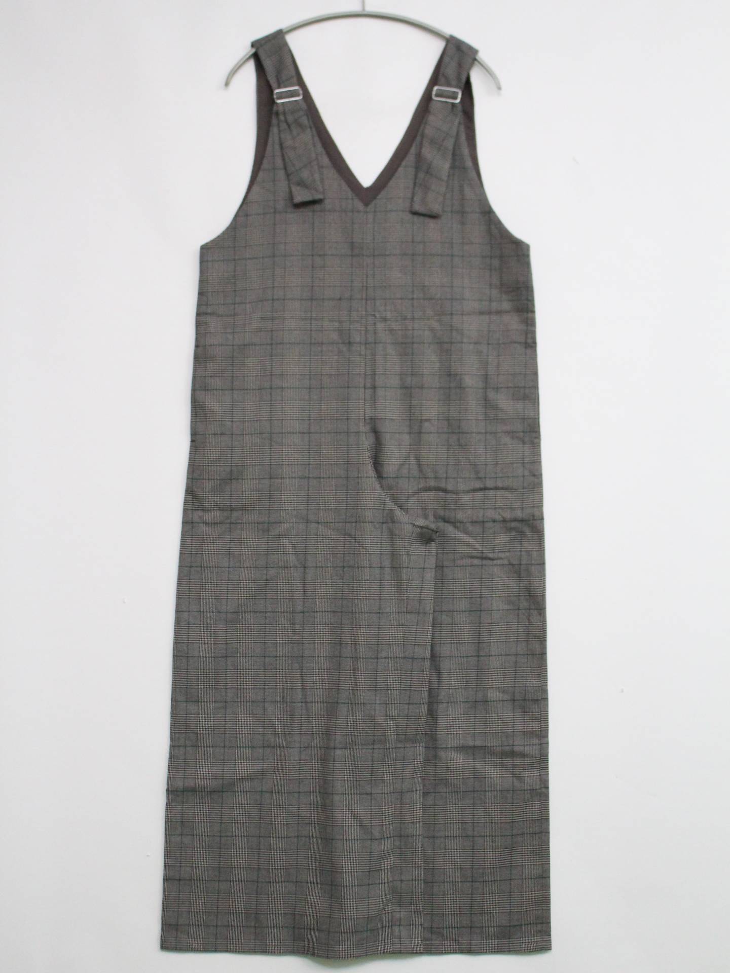 GLOBAL WORK/ジャンパースカート/ワンピース/ドレス/グレー/L