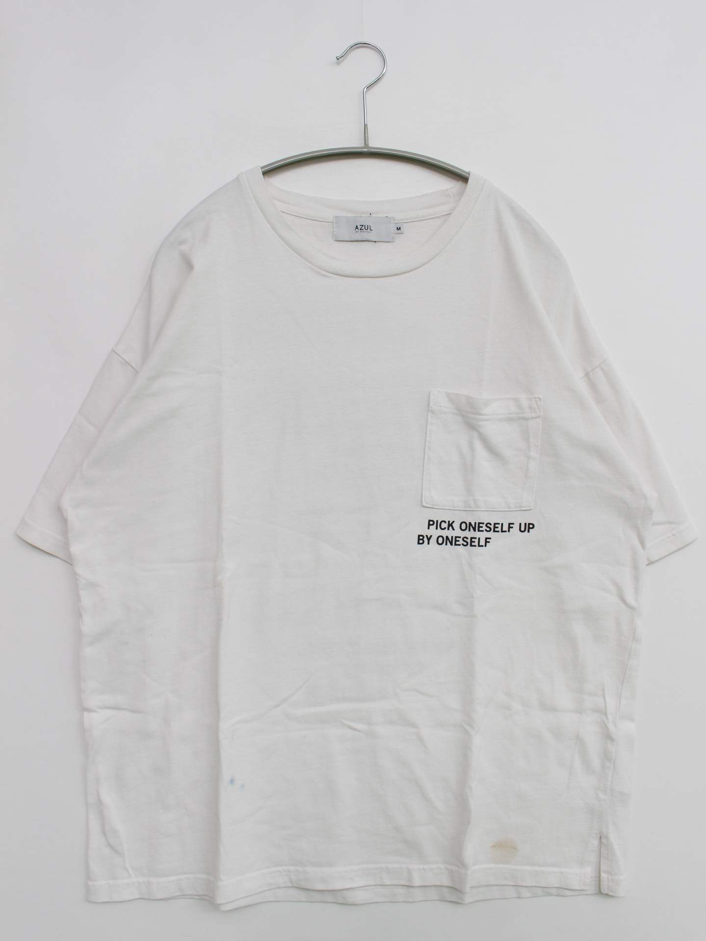 AZUL/Tシャツ/カットソー/トップス/ホワイト/M