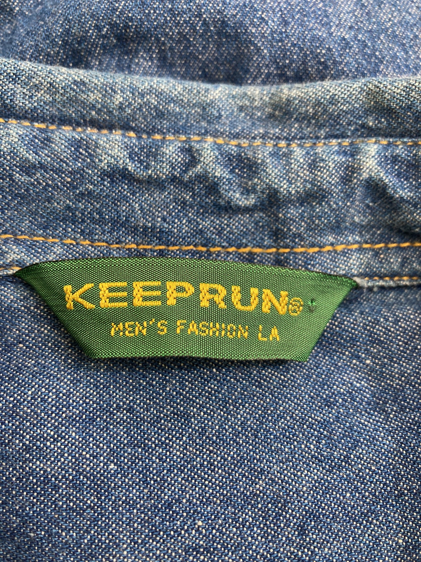 KEEPRUN/シャツ/ブラウス/トップス/ネイビー