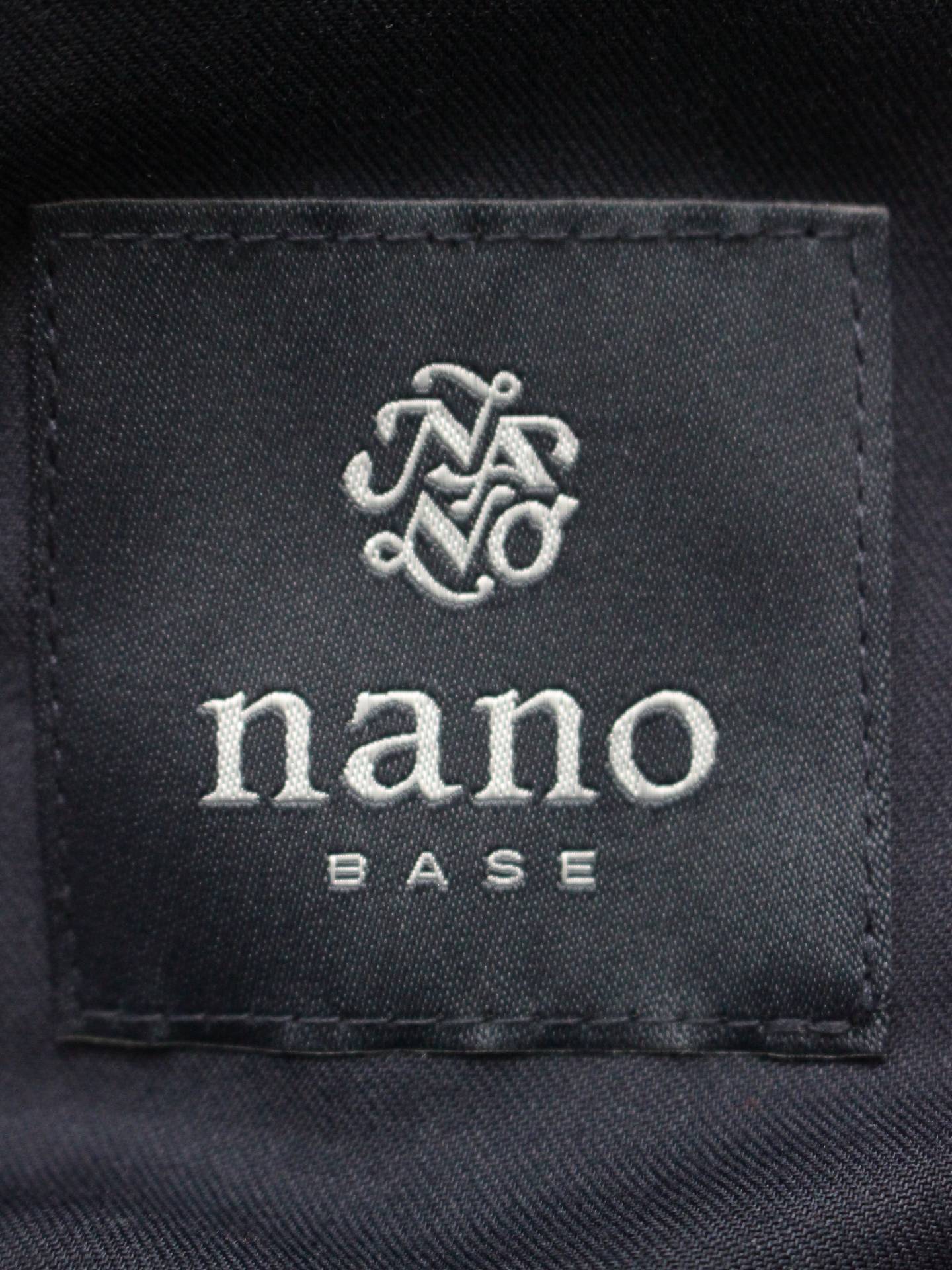 nano BASE/シャツ/ブラウス/トップス/ブラック/S
