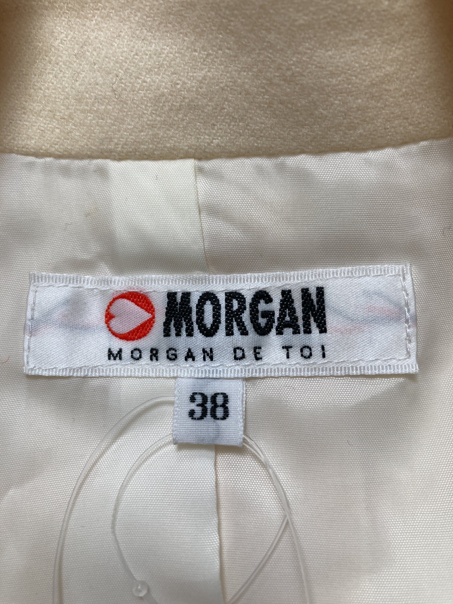 MORGAN/モルガン/テーラードジャケット/ジャケット/アウター/アイボリー/38