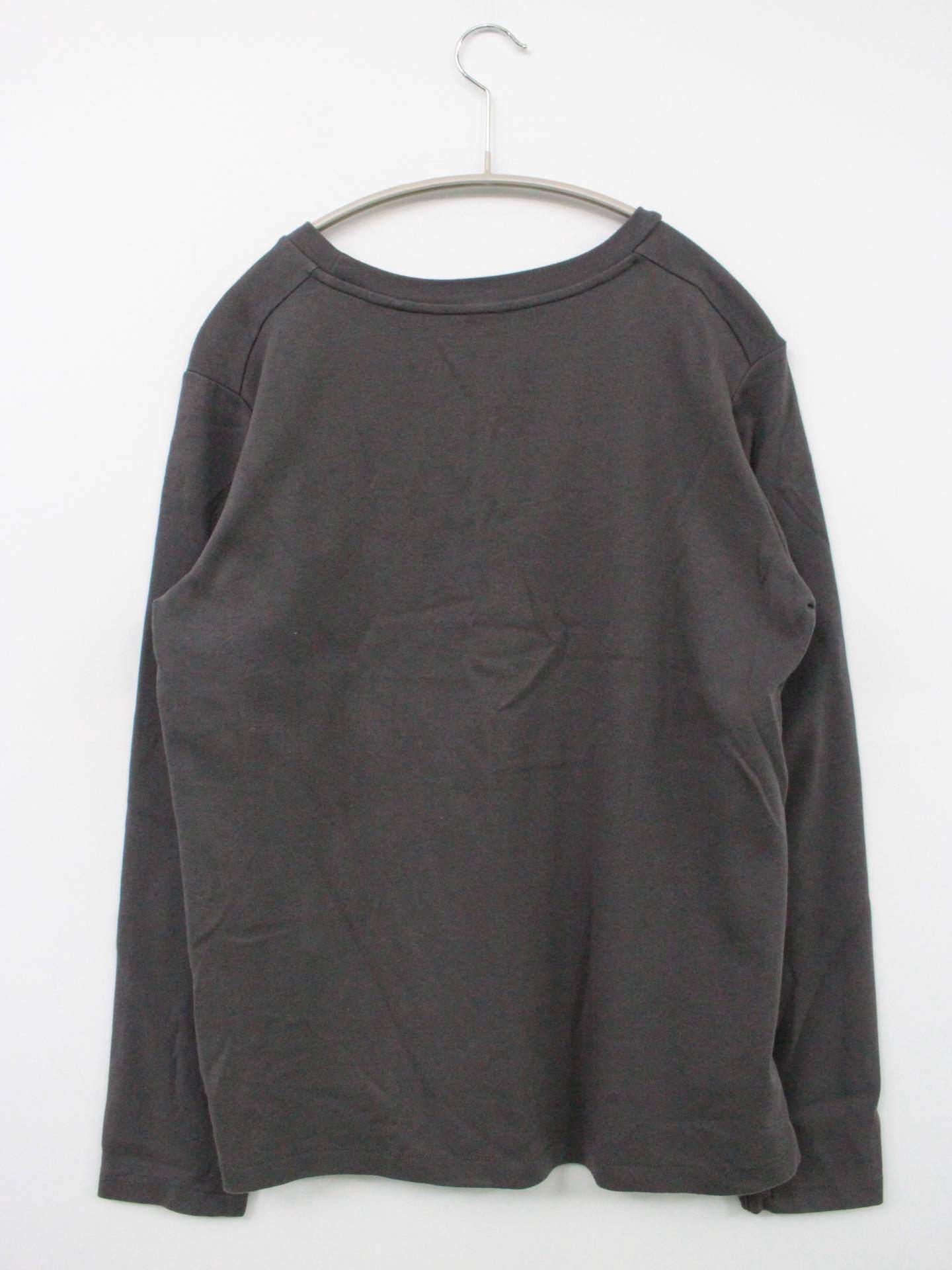 UNIQLO/ユニクロ/Tシャツ/カットソー/トップス/グレー/L