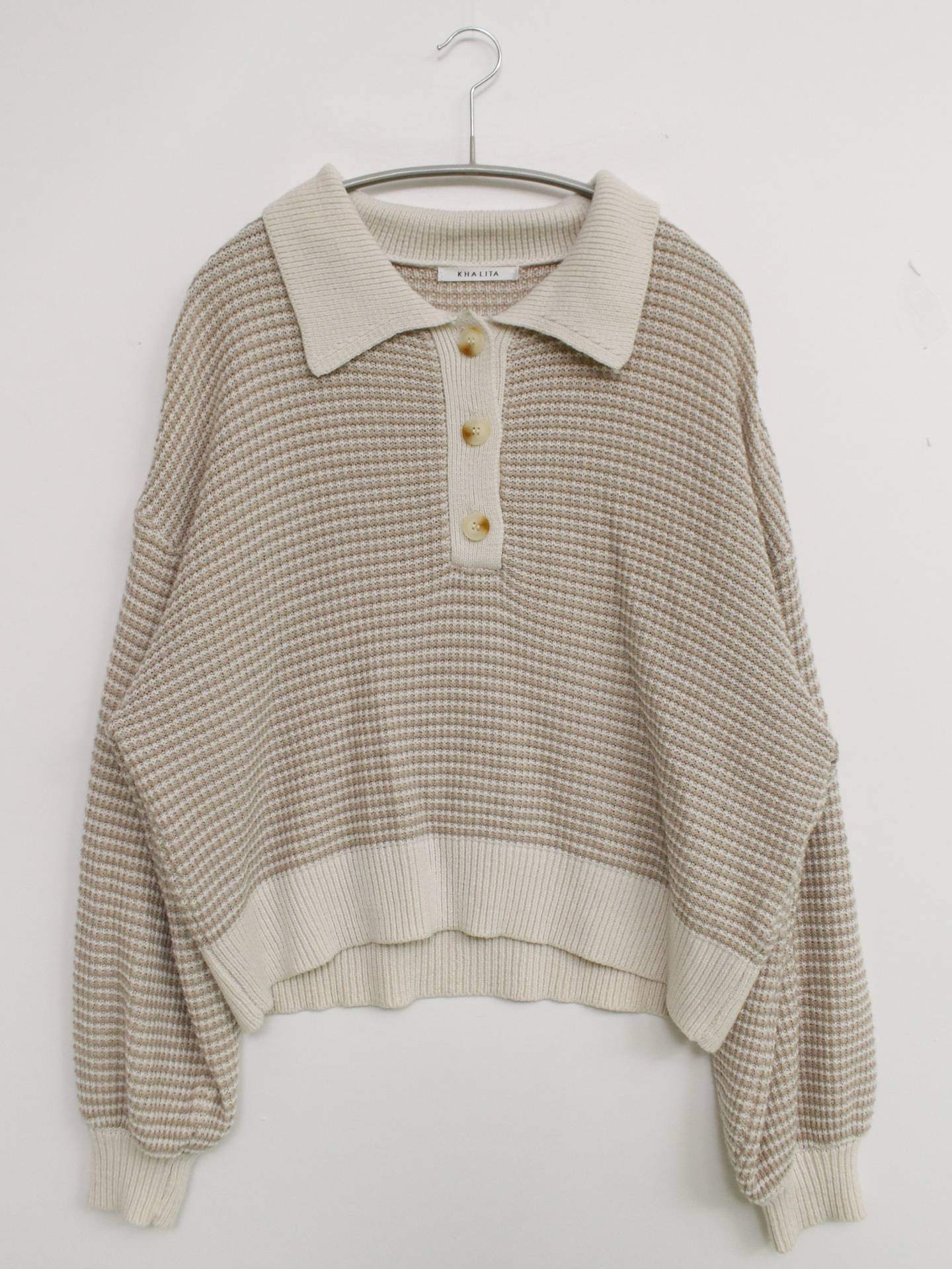 KHALITA/ハリータ/Tシャツ/カットソー/トップス/ベージュ/L