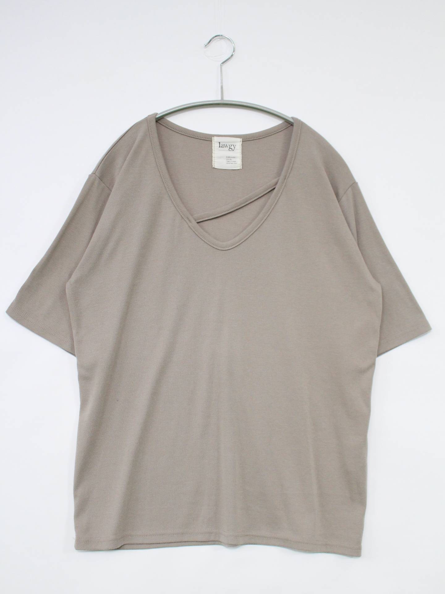 1awgy/Tシャツ/カットソー/トップス/グレー/F